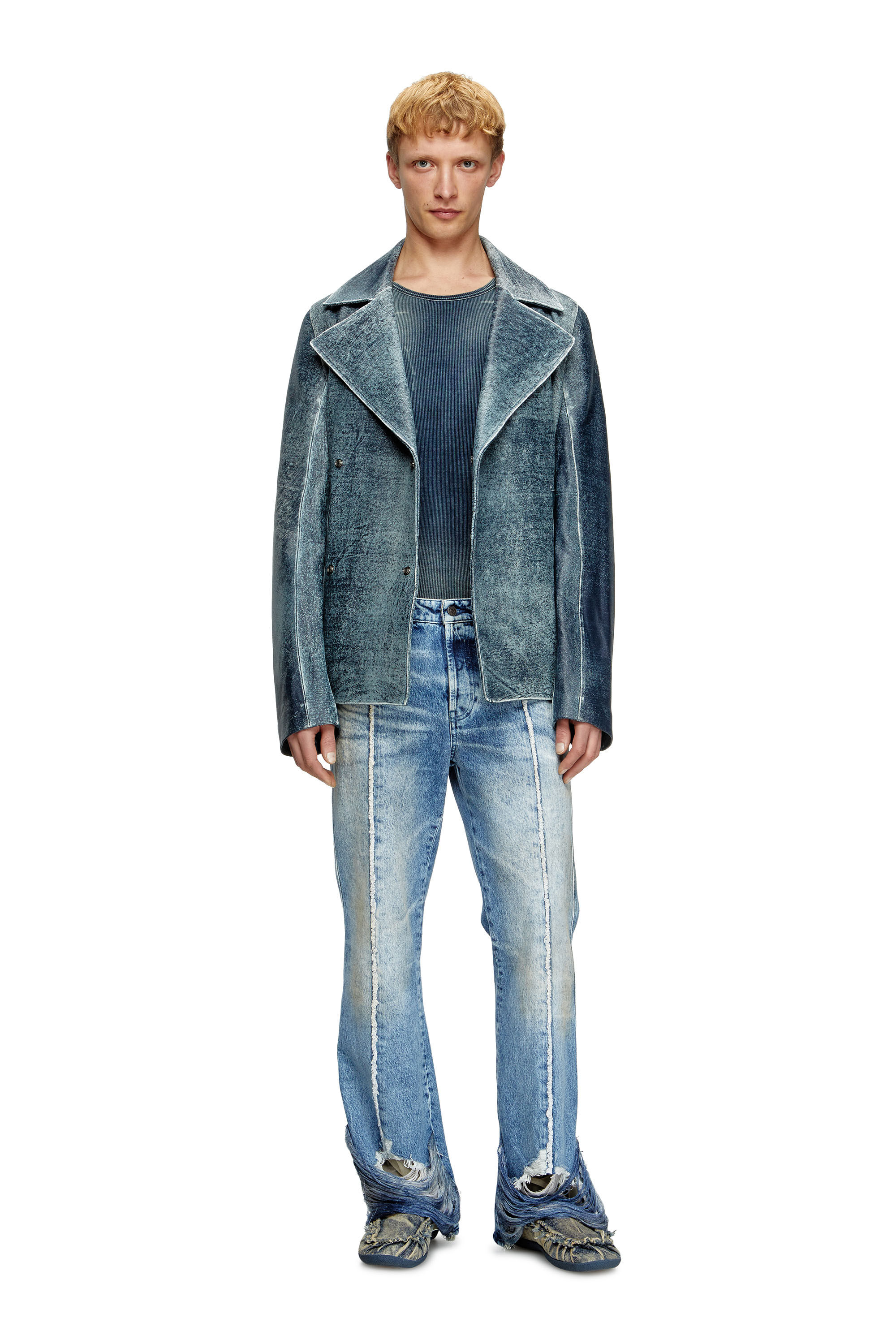 Diesel - Bootcut Jeans 1998 D-Buck 0CMBM Uomo, Blu medio - Image 1