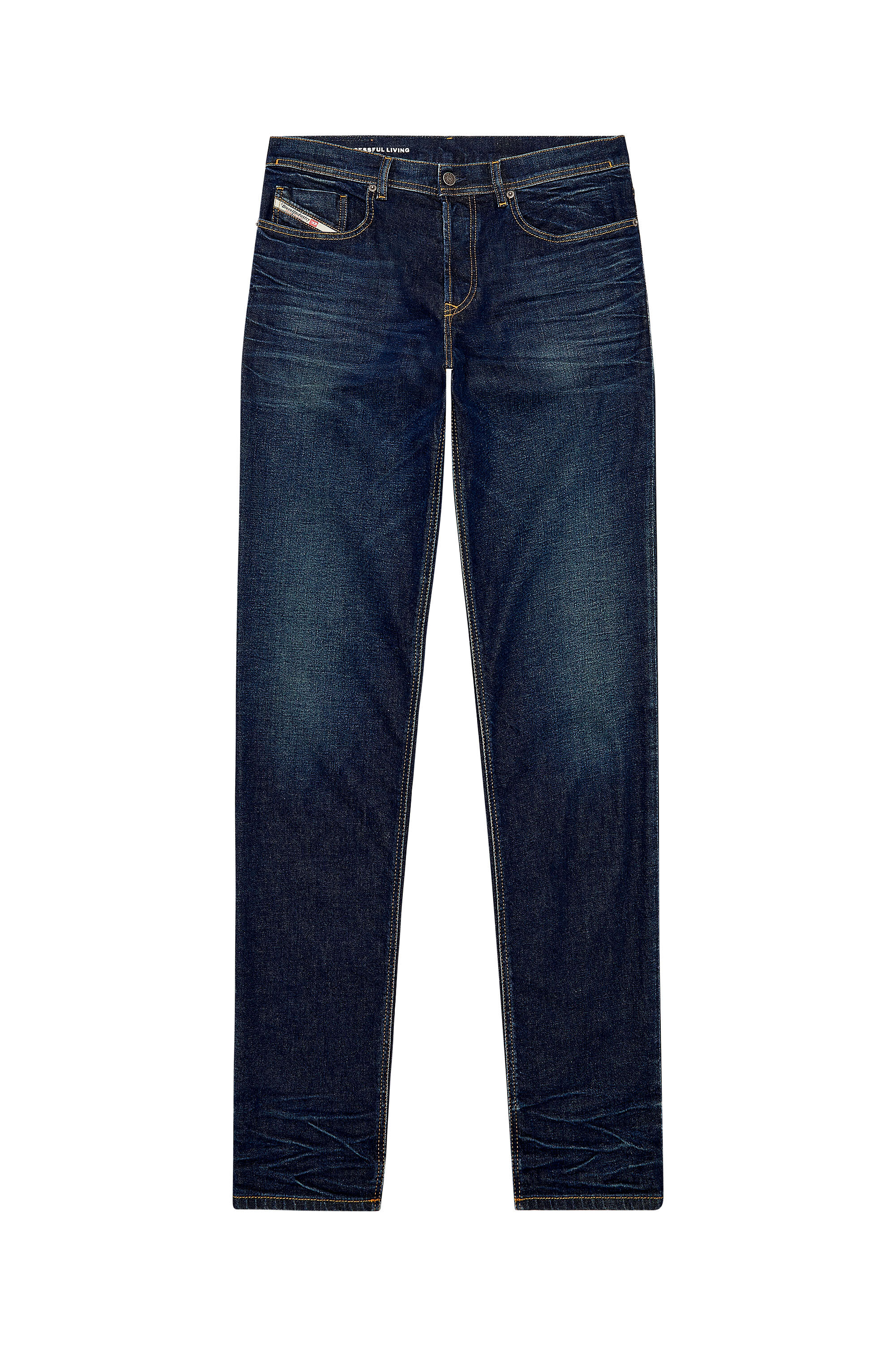 Diesel - Tapered Jeans 2023 D-Finitive 09H38, Blu Scuro - Image 2