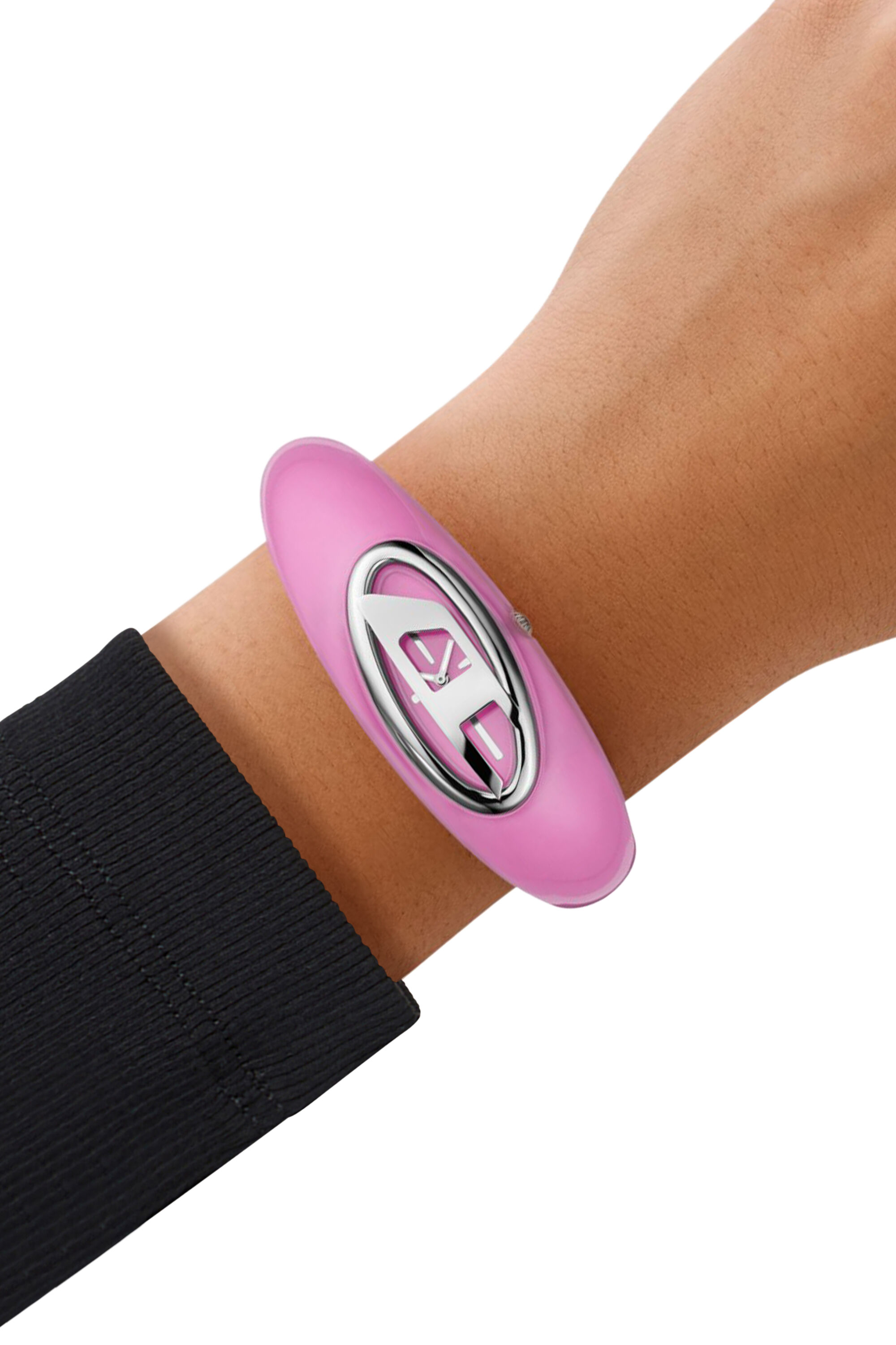 Diesel - DZ5617 WATCH, Wonder-D nylon resin watch Donna in Rosa - 4