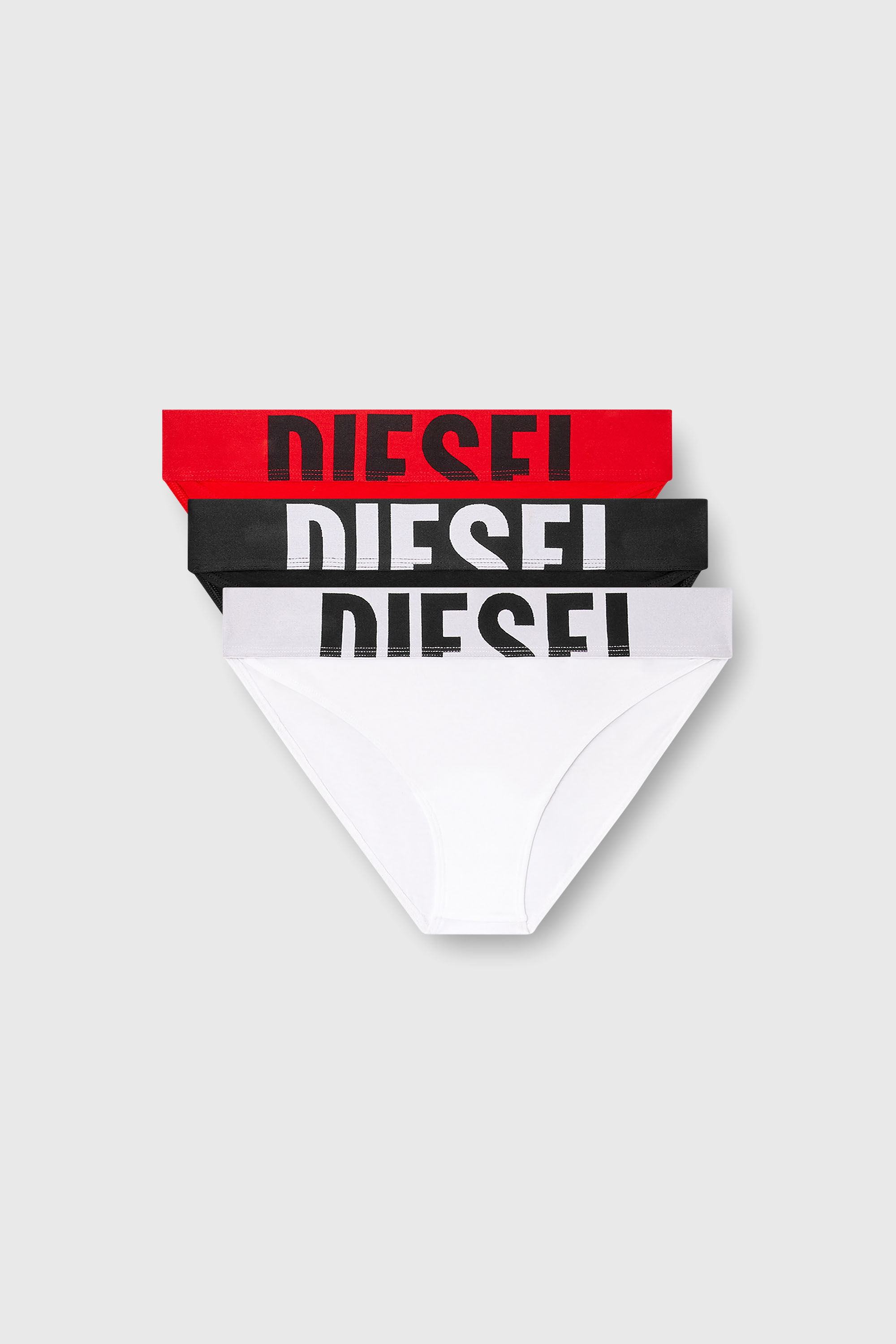 Diesel - LOLA-D-POP-3PACK, Set da tre slip con logo tagliato Donna in Multicolor - 2