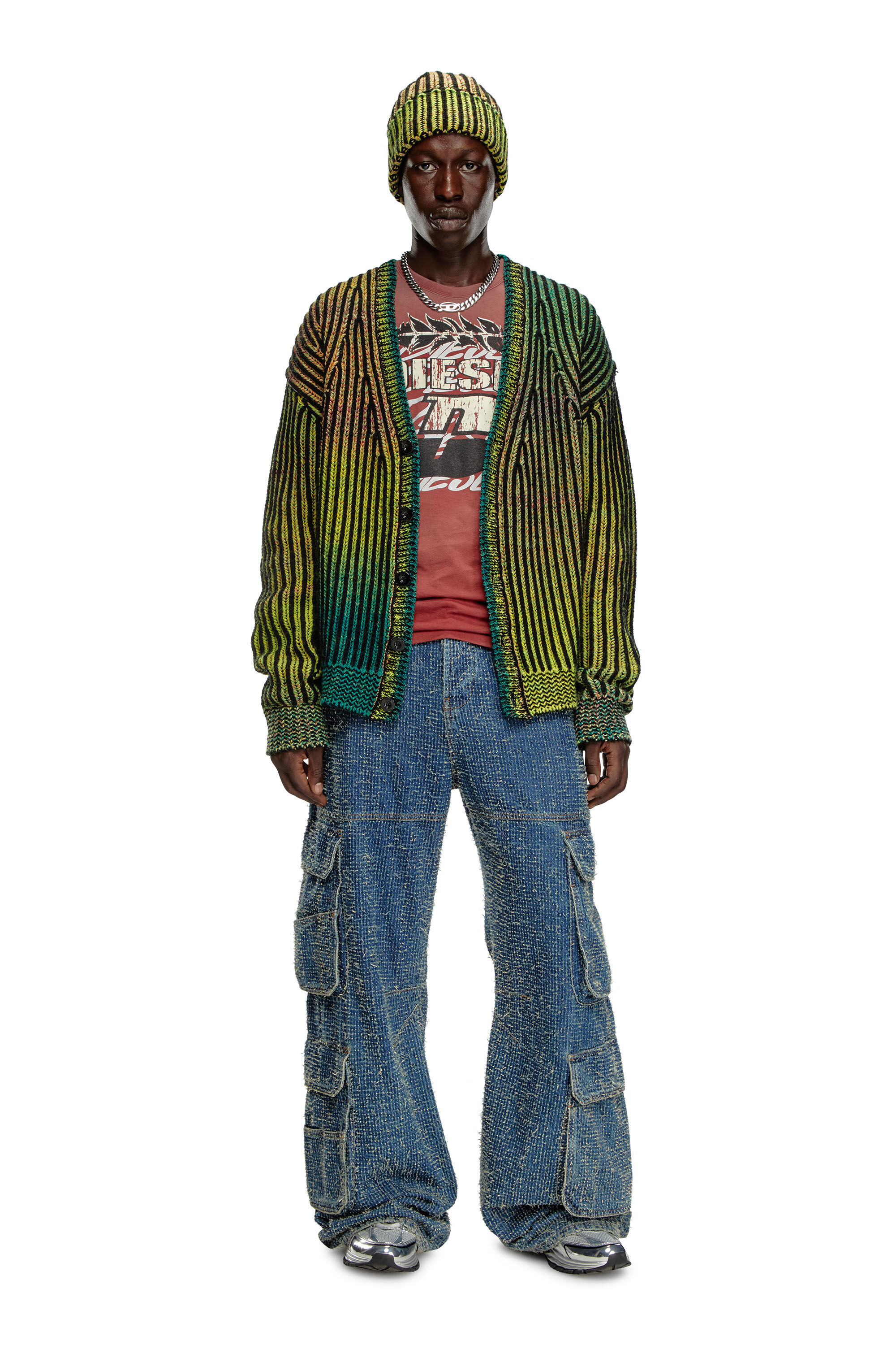 Cardigan verde uomo clearance