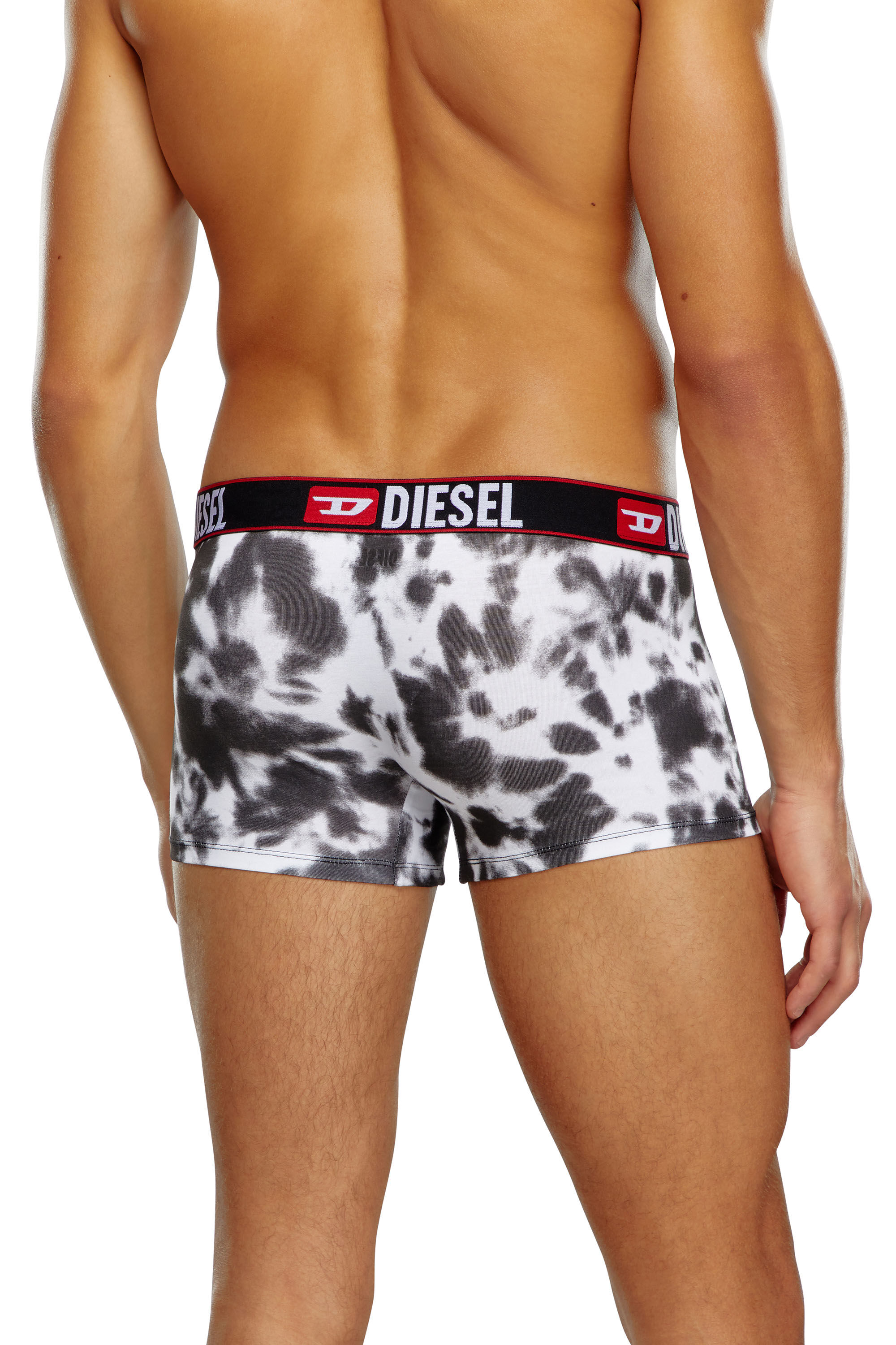 Diesel - UMBX-DAMIENTHREEPACK, Man Three-pack boxer briefs plain and tie-dye in Black - Image 4