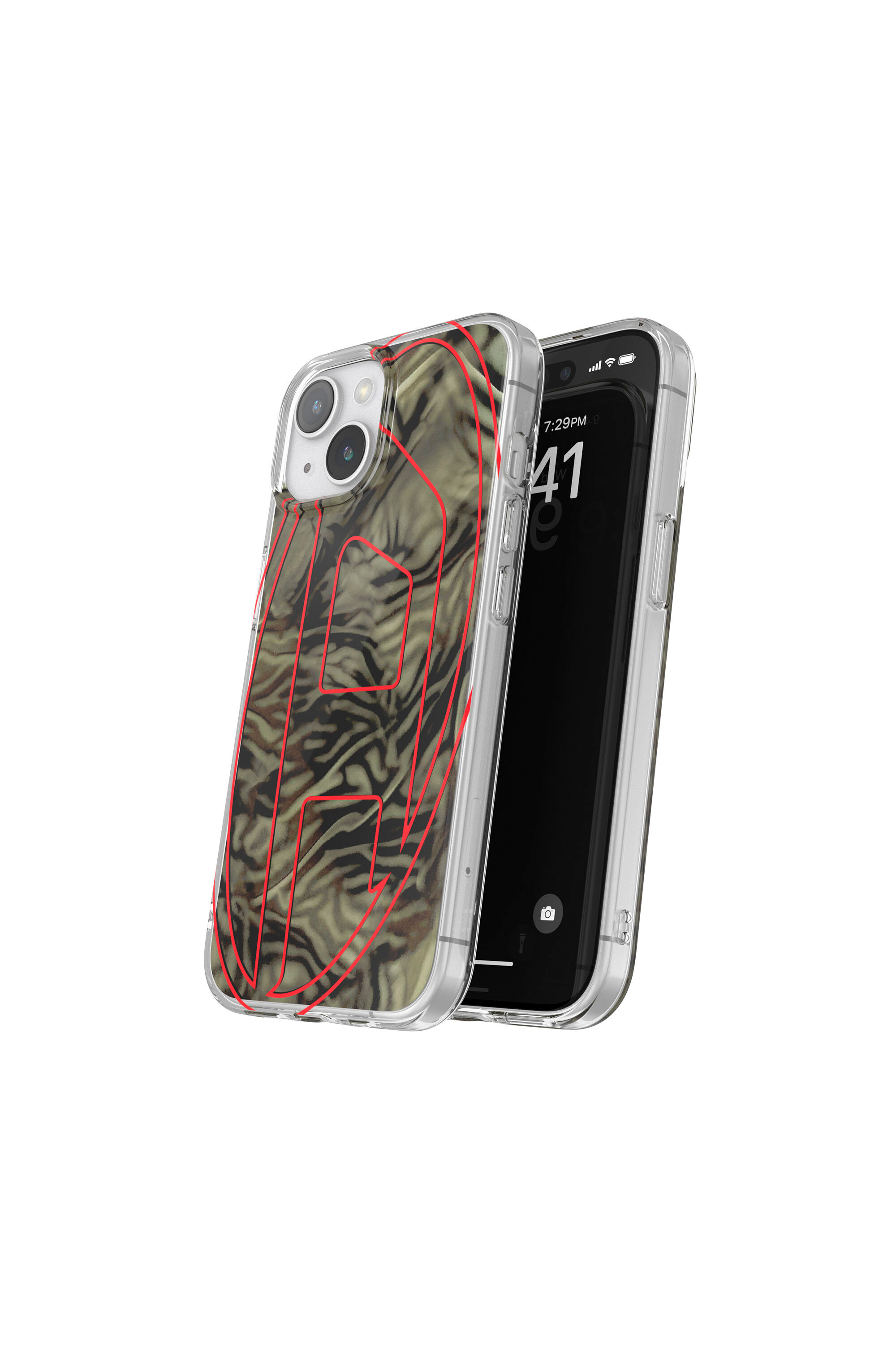 Diesel - 60051 AOP CASE, Cover camou per iP 15 Unisex in Multicolor - 3