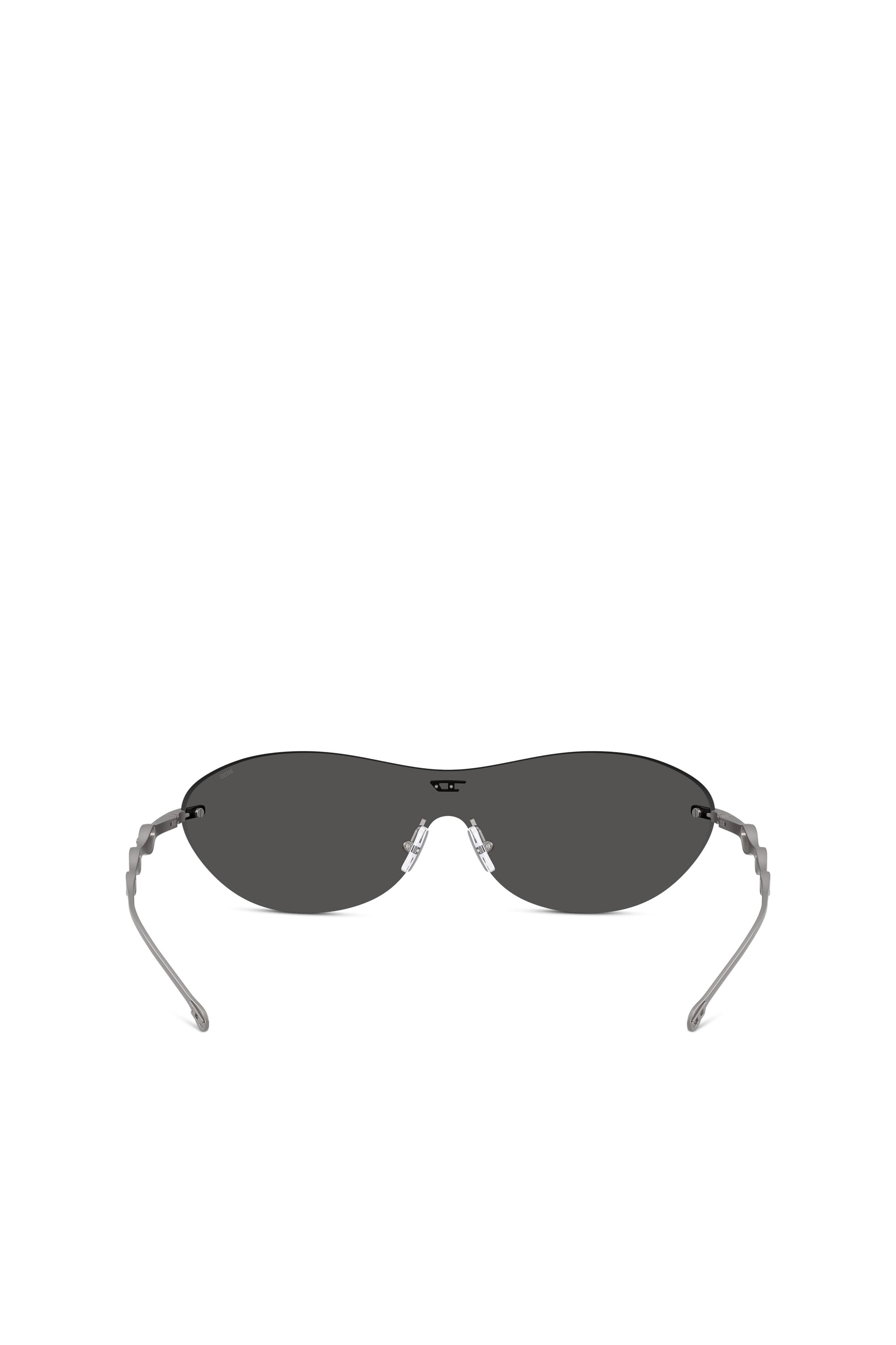Women's Iconic oval sunglasses | Grey | Diesel {{Country}}
