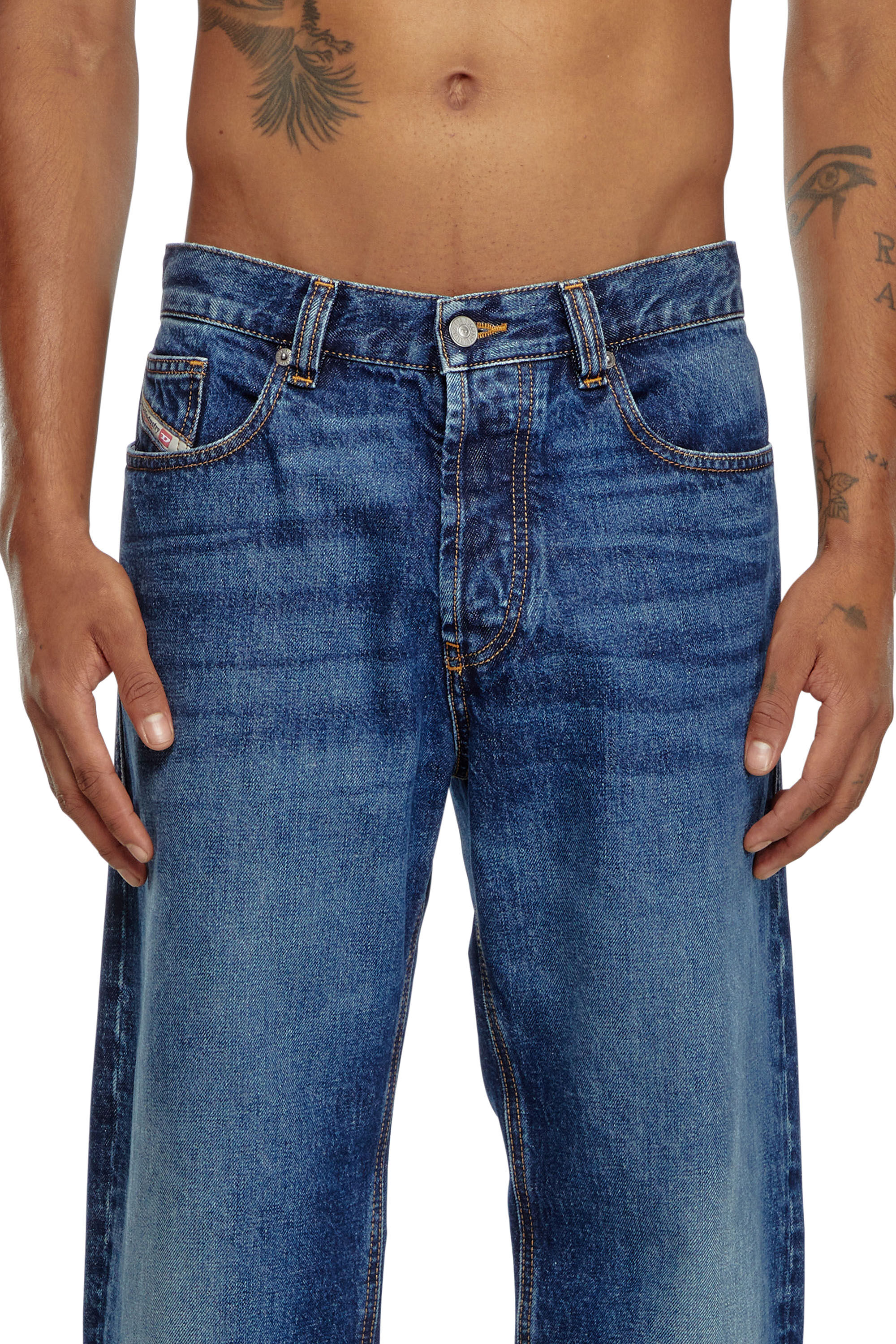 Diesel - Regular Jeans 2024 D-Macs 09I27 Uomo, Blu Scuro - Image 5