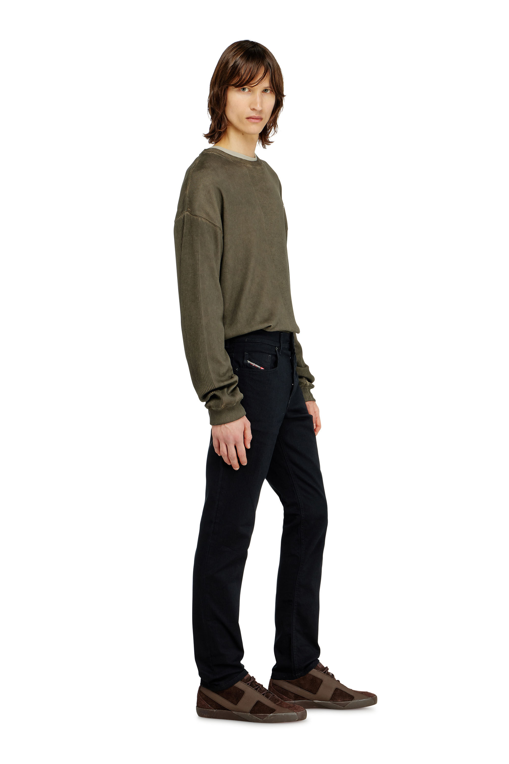 Diesel - Regular Jeans 2023 D-Finitive 069YP Uomo, Nero/Grigio scuro - Image 1