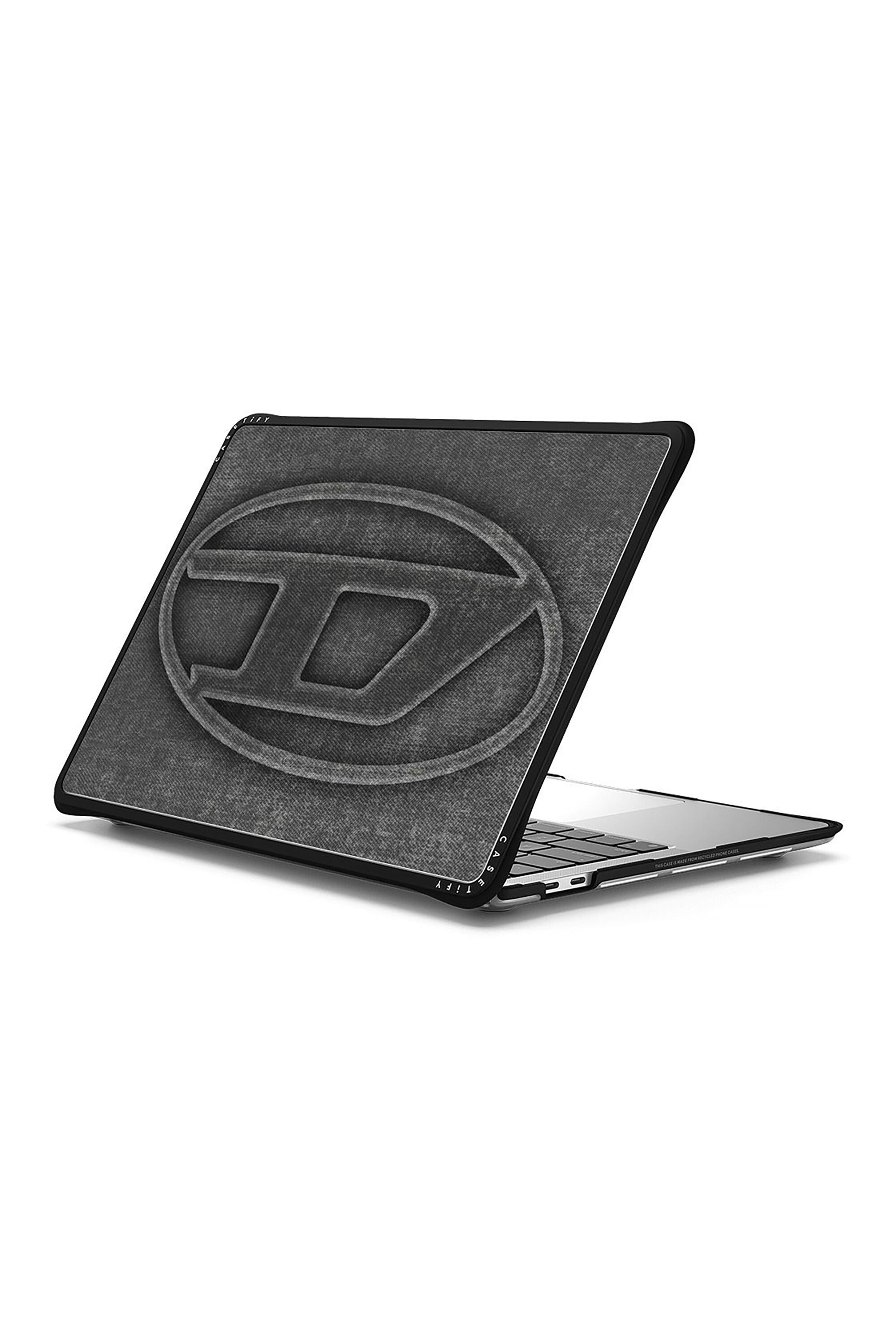 Diesel - 60619 MOULDED CASE, Custodia Oval D impact per MacBook 13" Unisex in Nero - 1