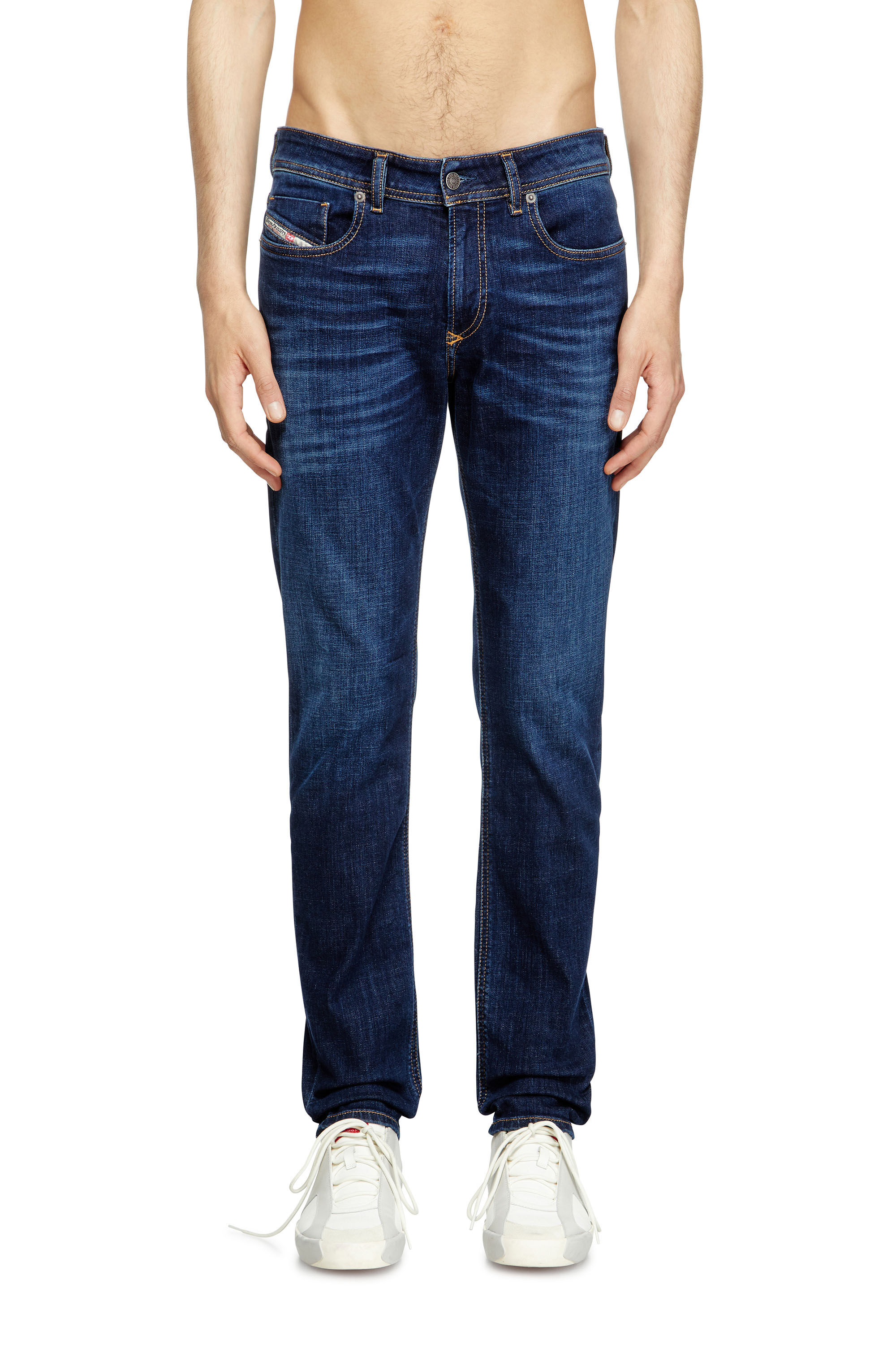 Diesel - Skinny Jeans 1979 Sleenker 09J17 Uomo, Blu Scuro - Image 3