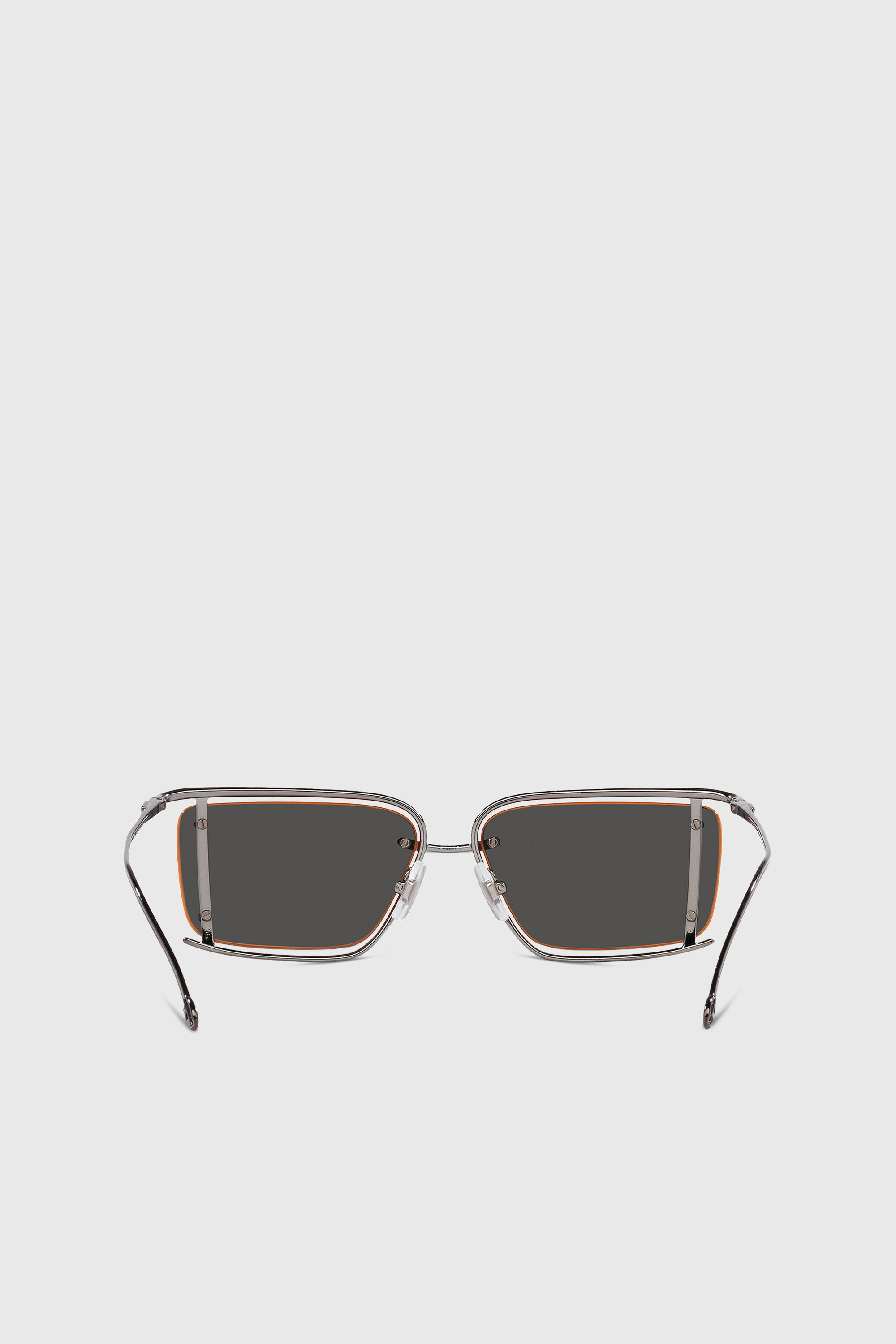 Diesel - 0DL1002, Occhiali da sole rettangolari Unisex in Nero - 3