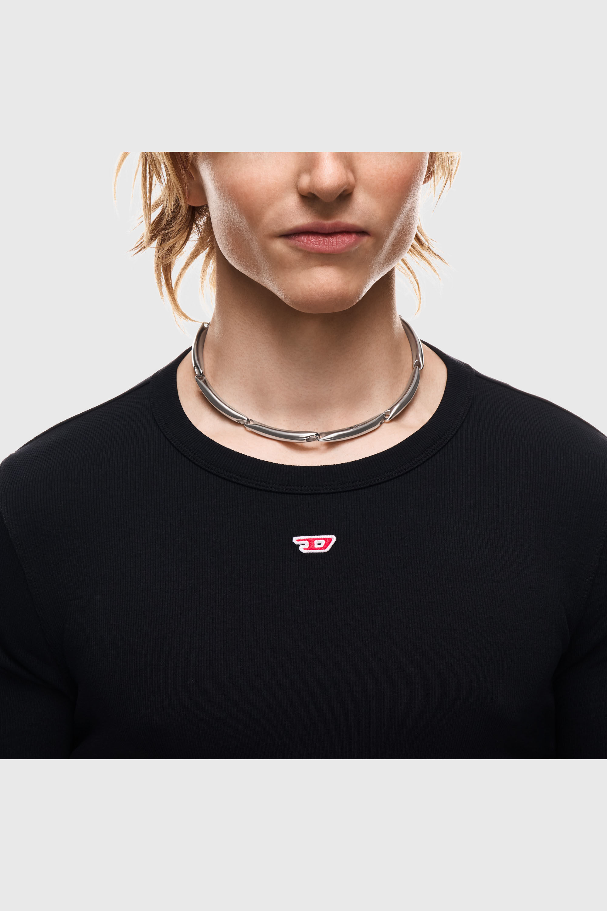 Diesel - DX1697040 JEWELLERY, Collana a catena in acciaio inox Unisex in Argento - 4