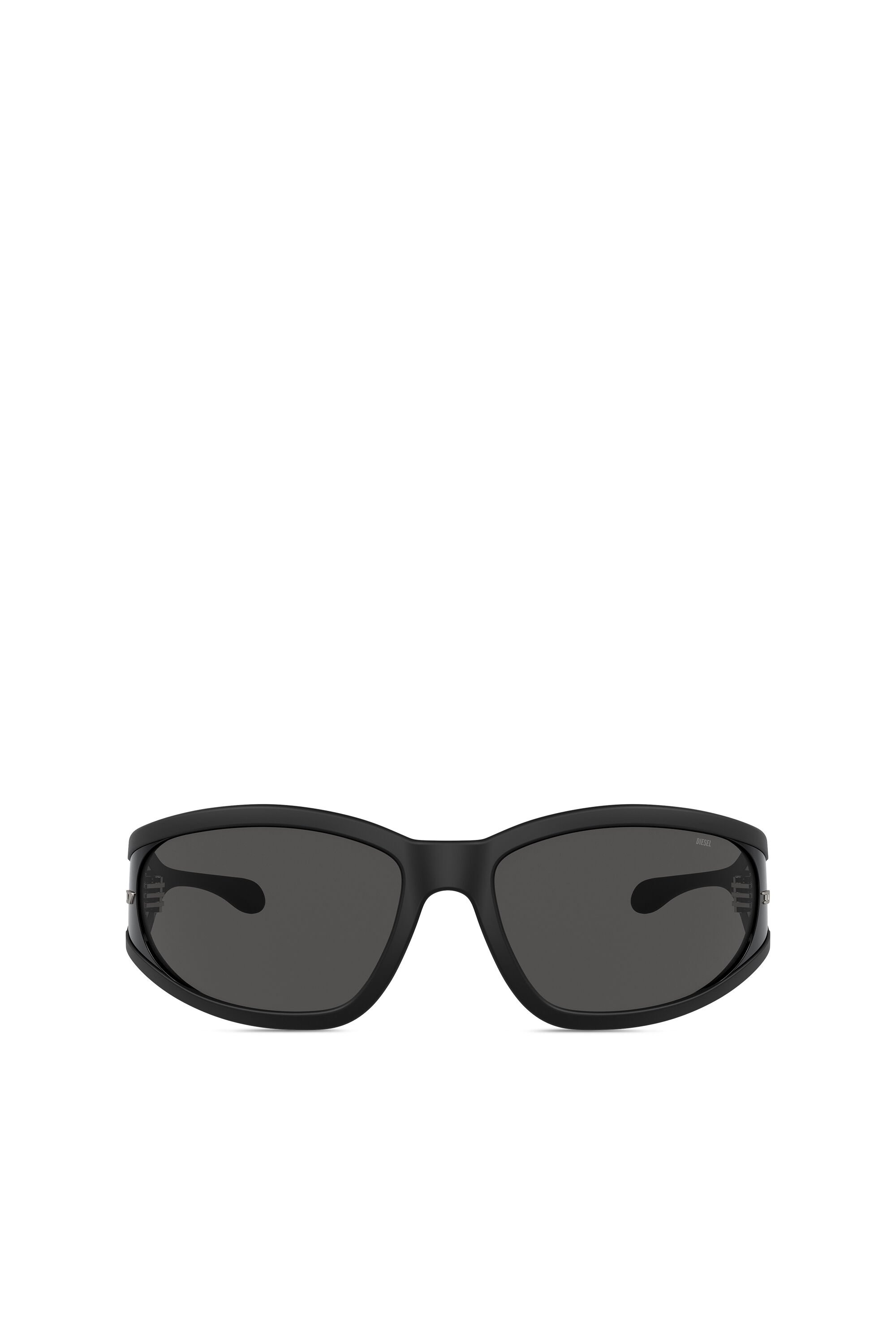 Diesel - 0DL3002, Unisex Rectangular sunglasses in acetate in Black - Image 1