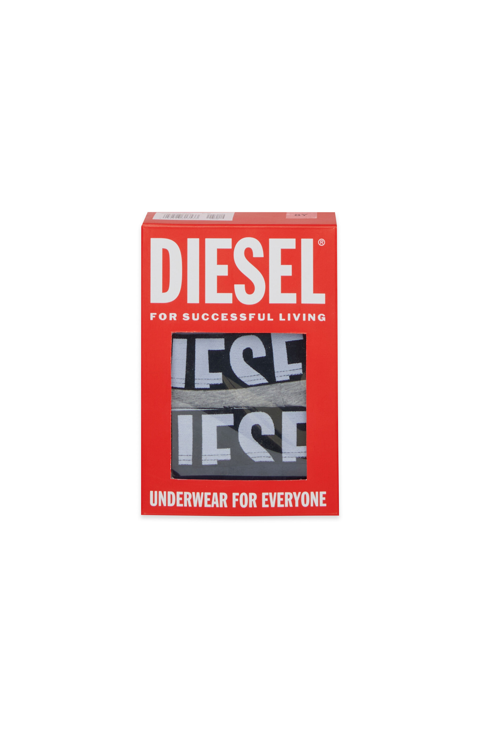 Diesel - UM-UMILLOTRIPACK-DD, Set da tre paia di boxer lungo in cotone stretch Uomo in Multicolor - 3