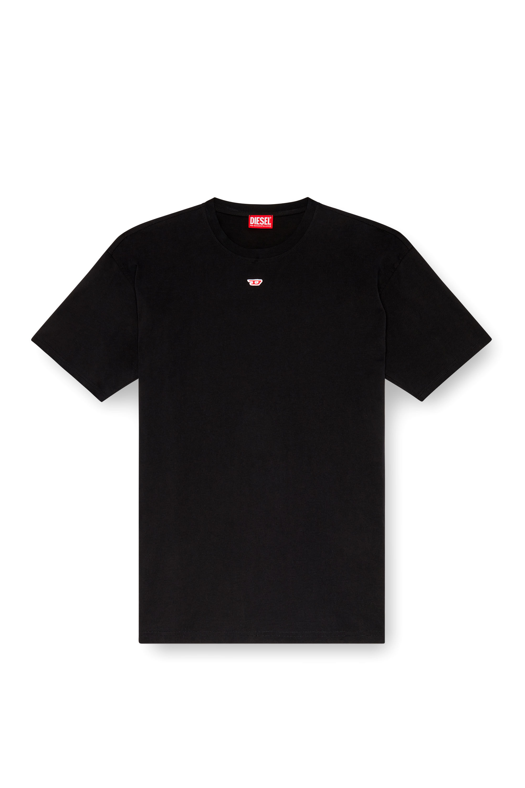 Diesel - T-BOXT-D, T-shirt con patch D ricamato Unisex in Nero - 2