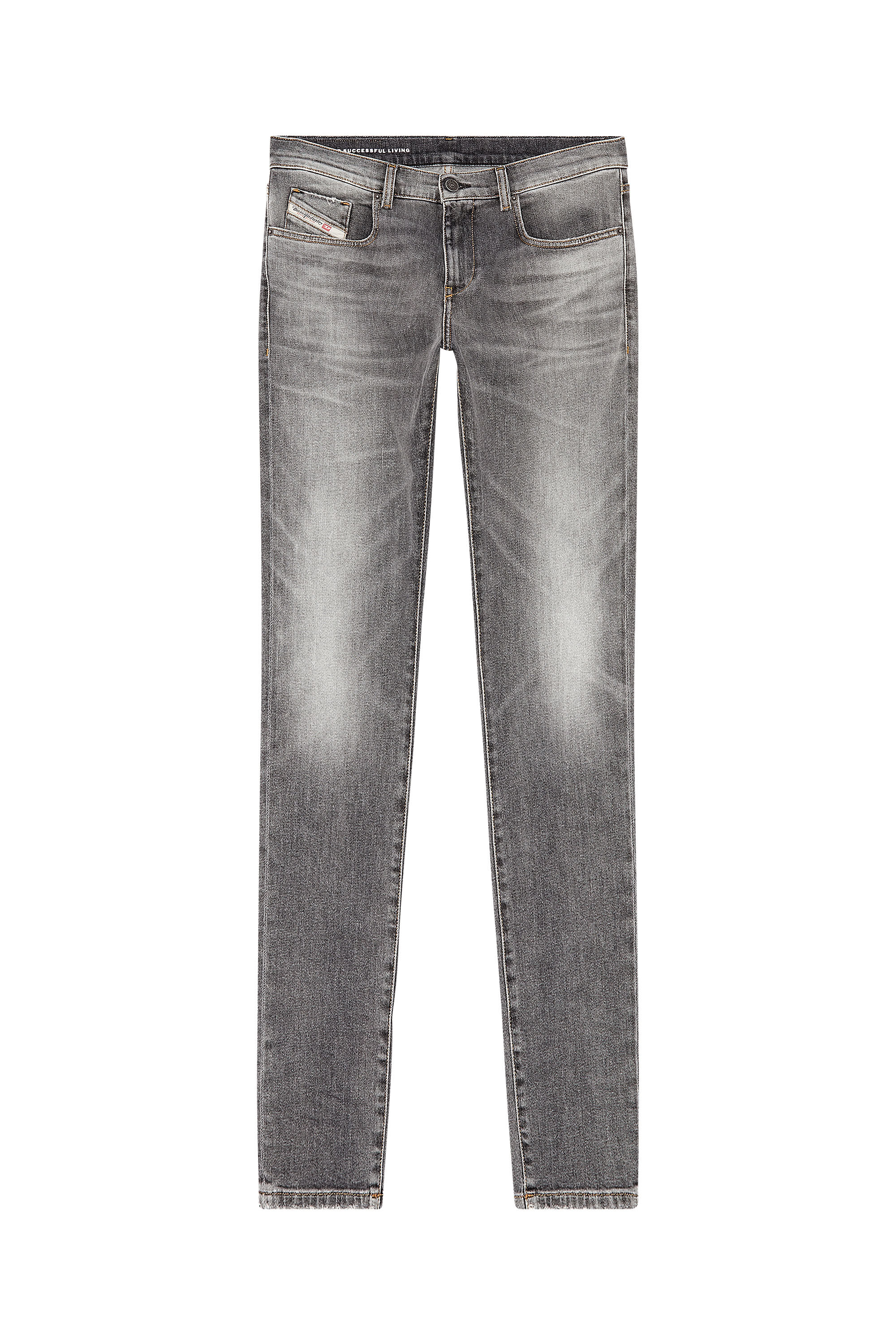 Diesel - Slim Jeans 2019 D-Strukt 09H44, Grigio - Image 2