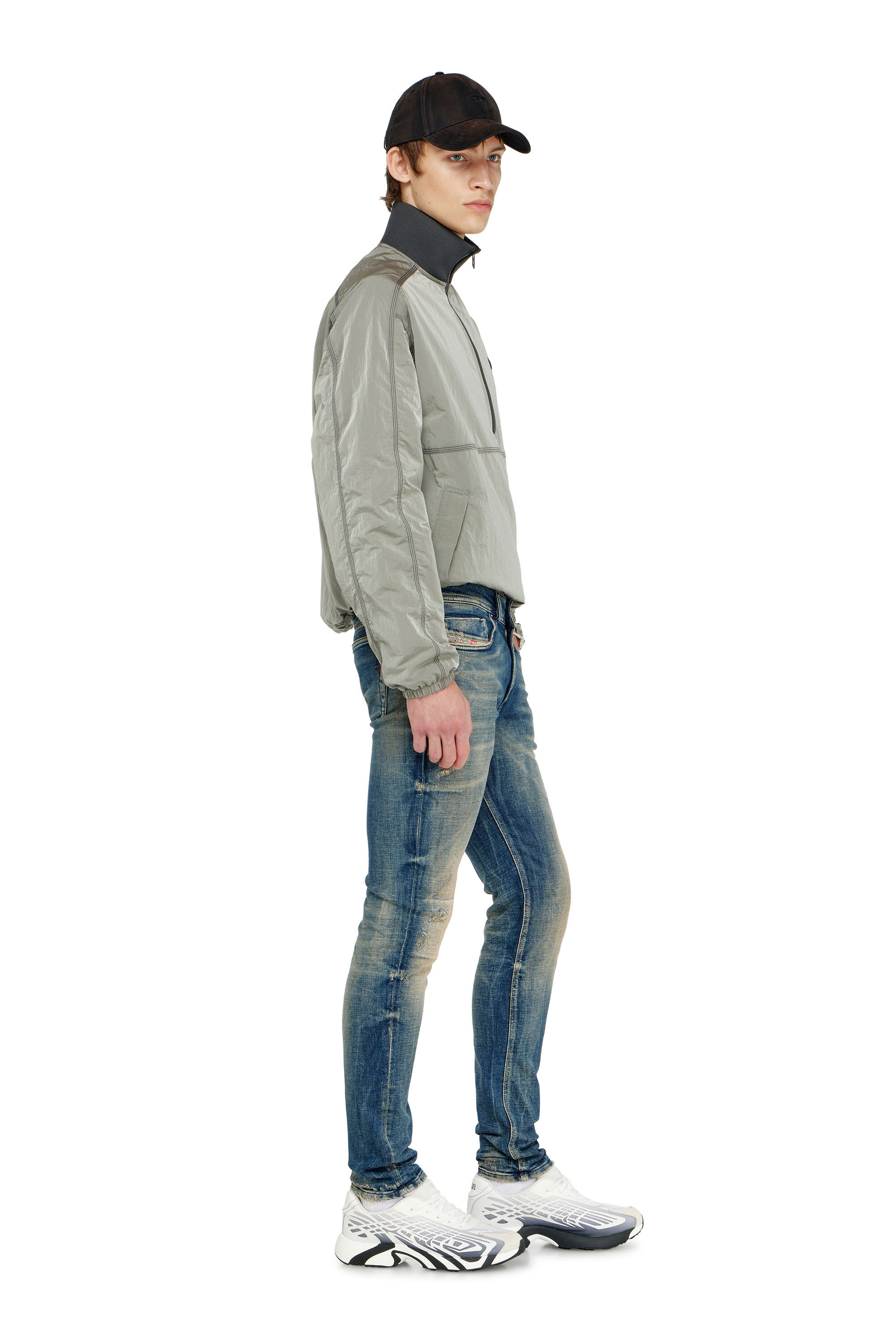 Diesel - Skinny Jeans 1979 Sleenker 09P68 Uomo, Blu Scuro - Image 1