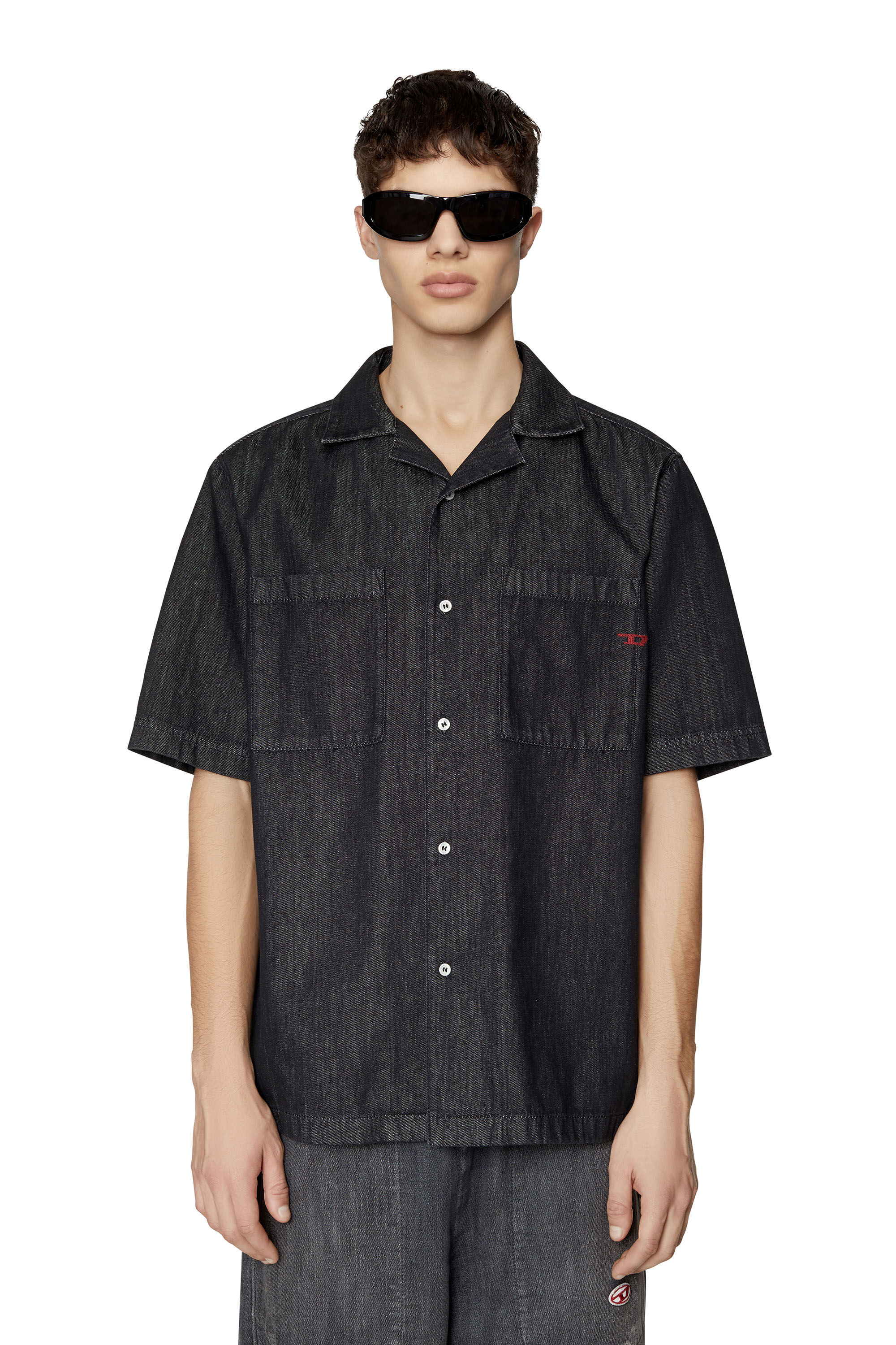 Diesel - D-PAROSHORT, Nero/Grigio scuro - Image 3