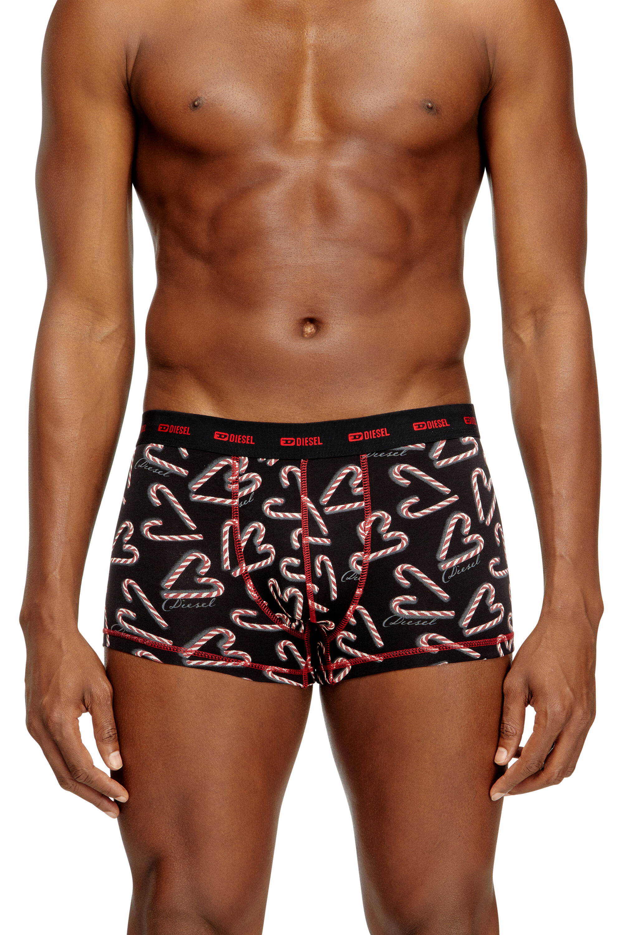 Diesel - DAMIEN-GFT-UTLT-3PACK, Set da tre boxer in cotone elasticizzato Uomo in Multicolor - 3