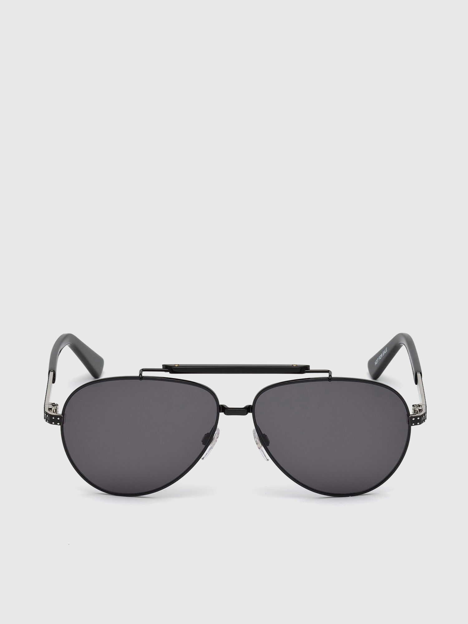 Diesel - DL0238, Occhiali classici da aviatore Uomo in Nero - 1