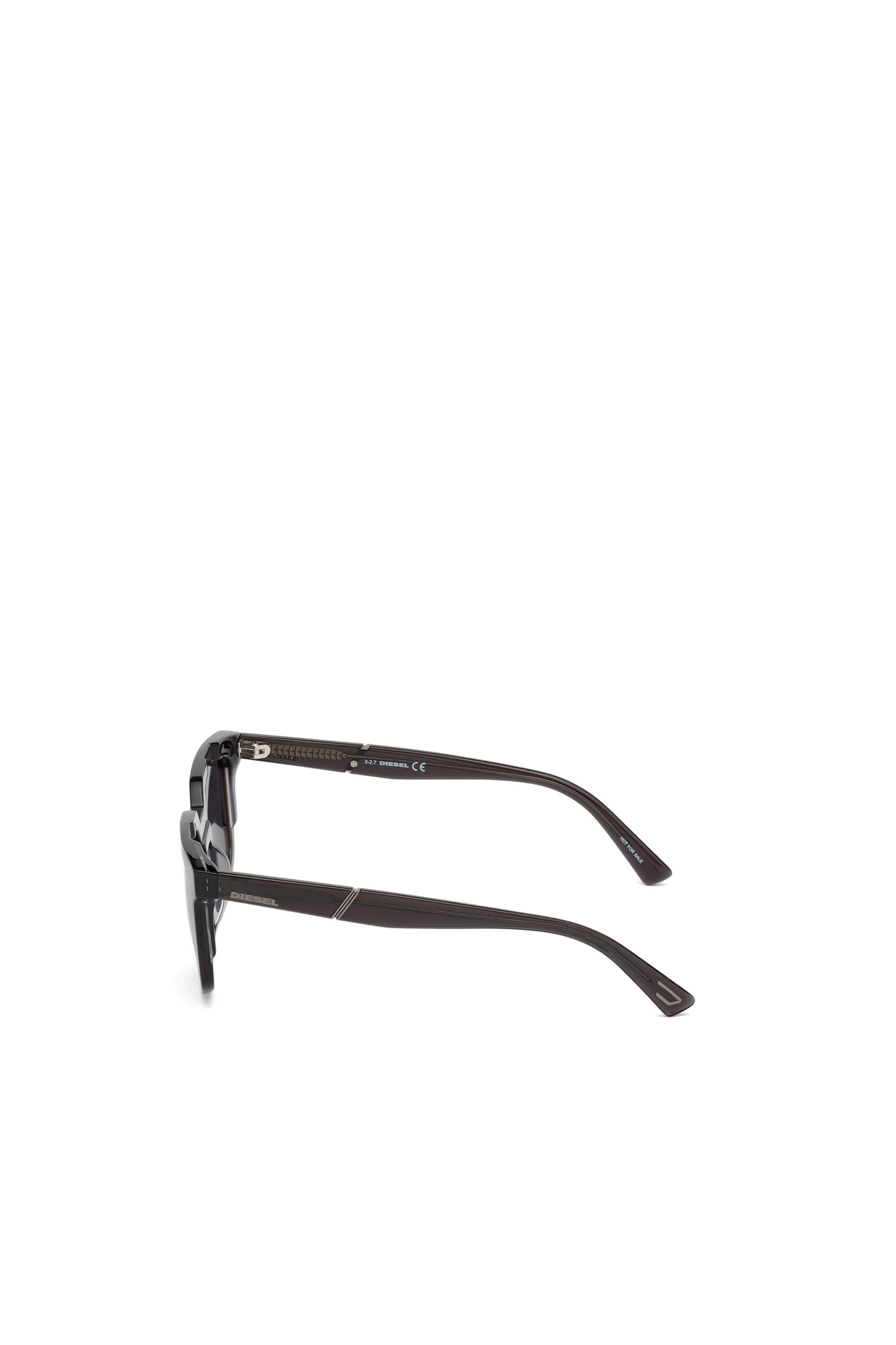 Diesel - DL0271, Occhiali maschili dalla forma squadrata Uomo in Nero - 4