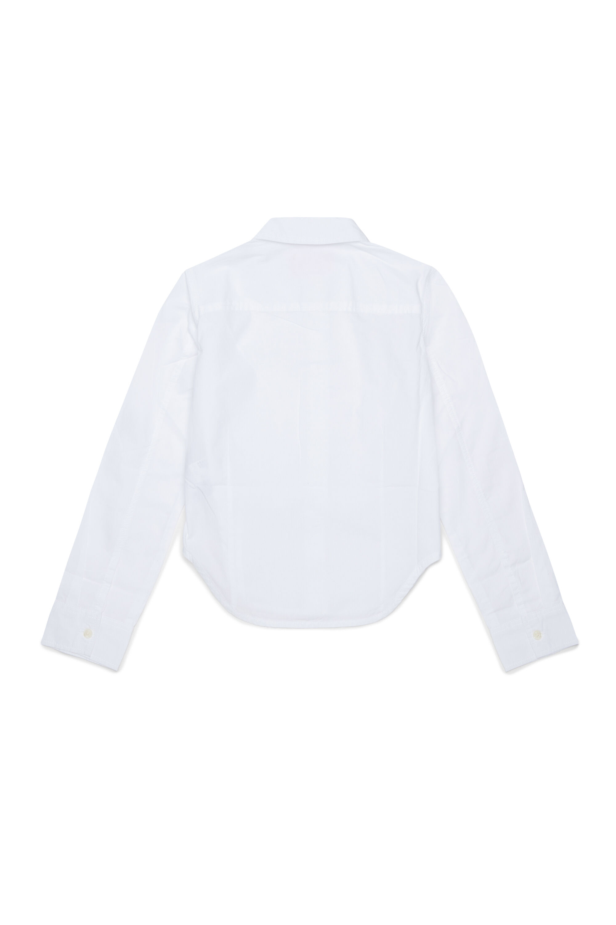 Diesel - CLAIRE, Camicia in cotone con collo Oval D Donna in Bianco - 2