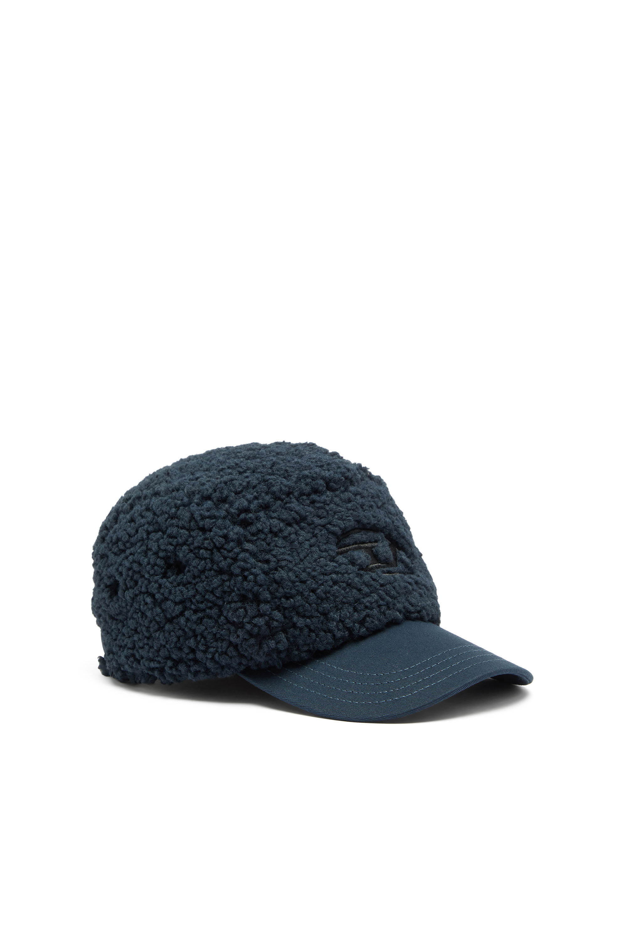 Diesel - C-TED, Cappello da baseball in sherpa con ricamo Oval D Uomo in ToBeDefined - 1