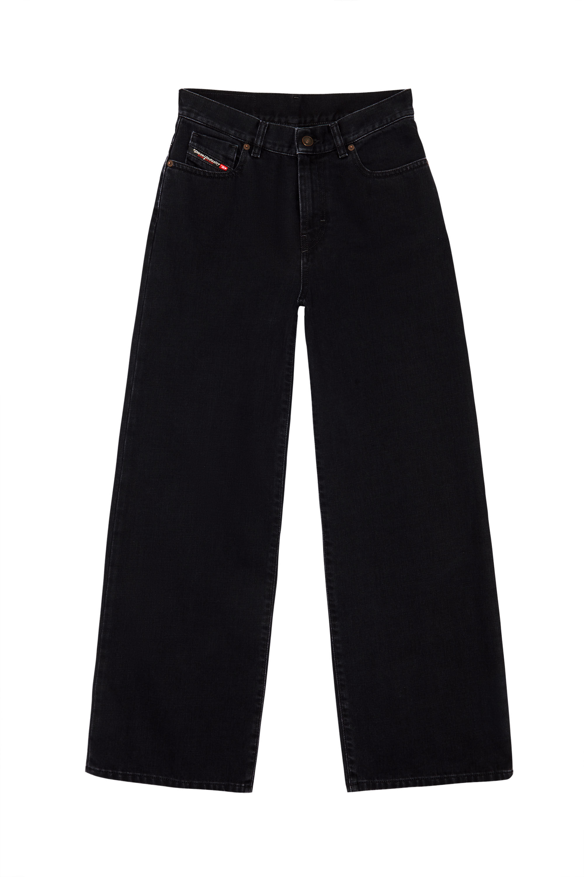 Diesel - 2000 Widee Z09RL Bootcut and Flare Jeans, Nero/Grigio scuro - Image 2