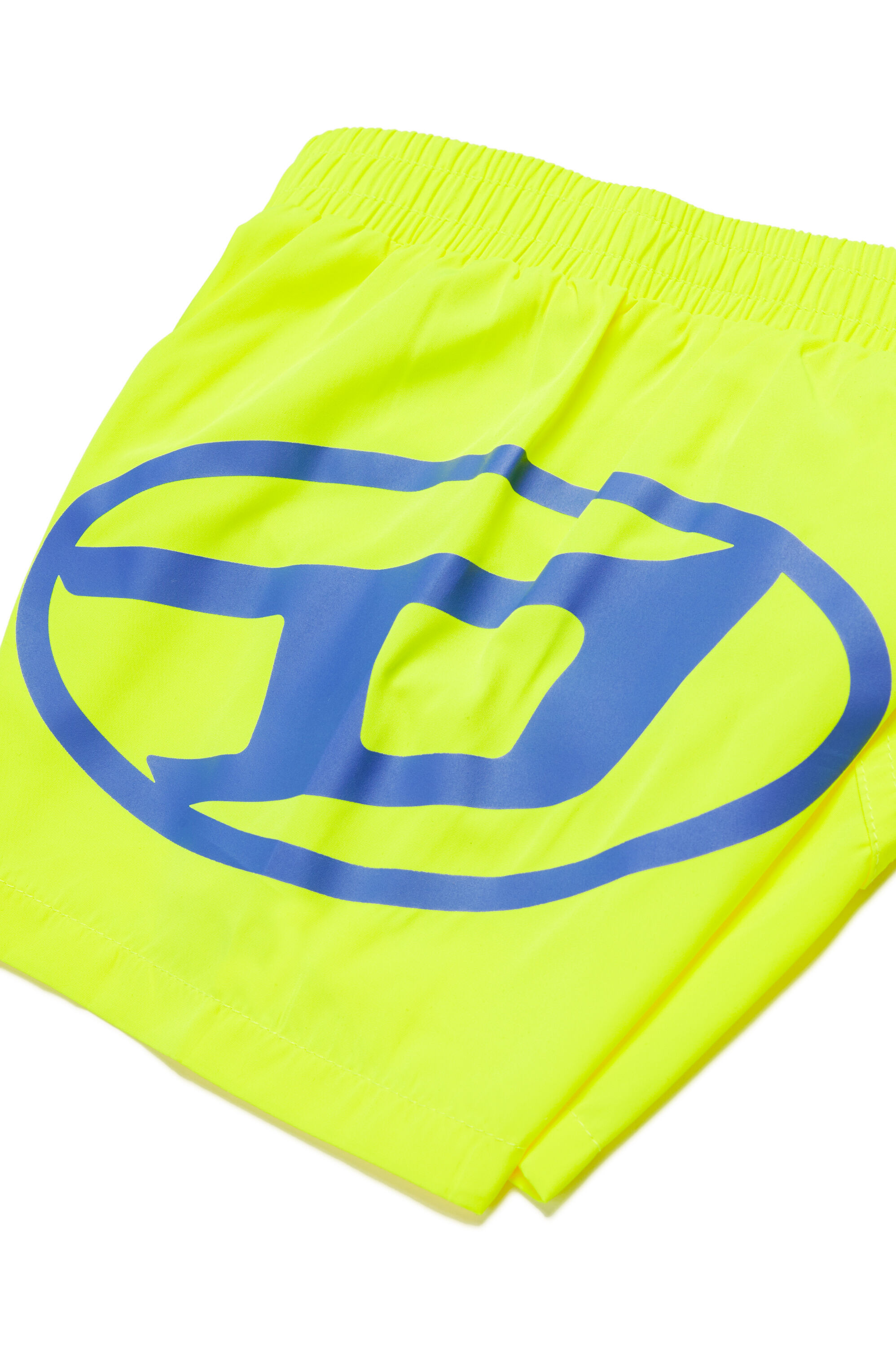 Diesel - MRULB, Pantaloncini da bagno con stampa Oval D Uomo in Giallo - 4