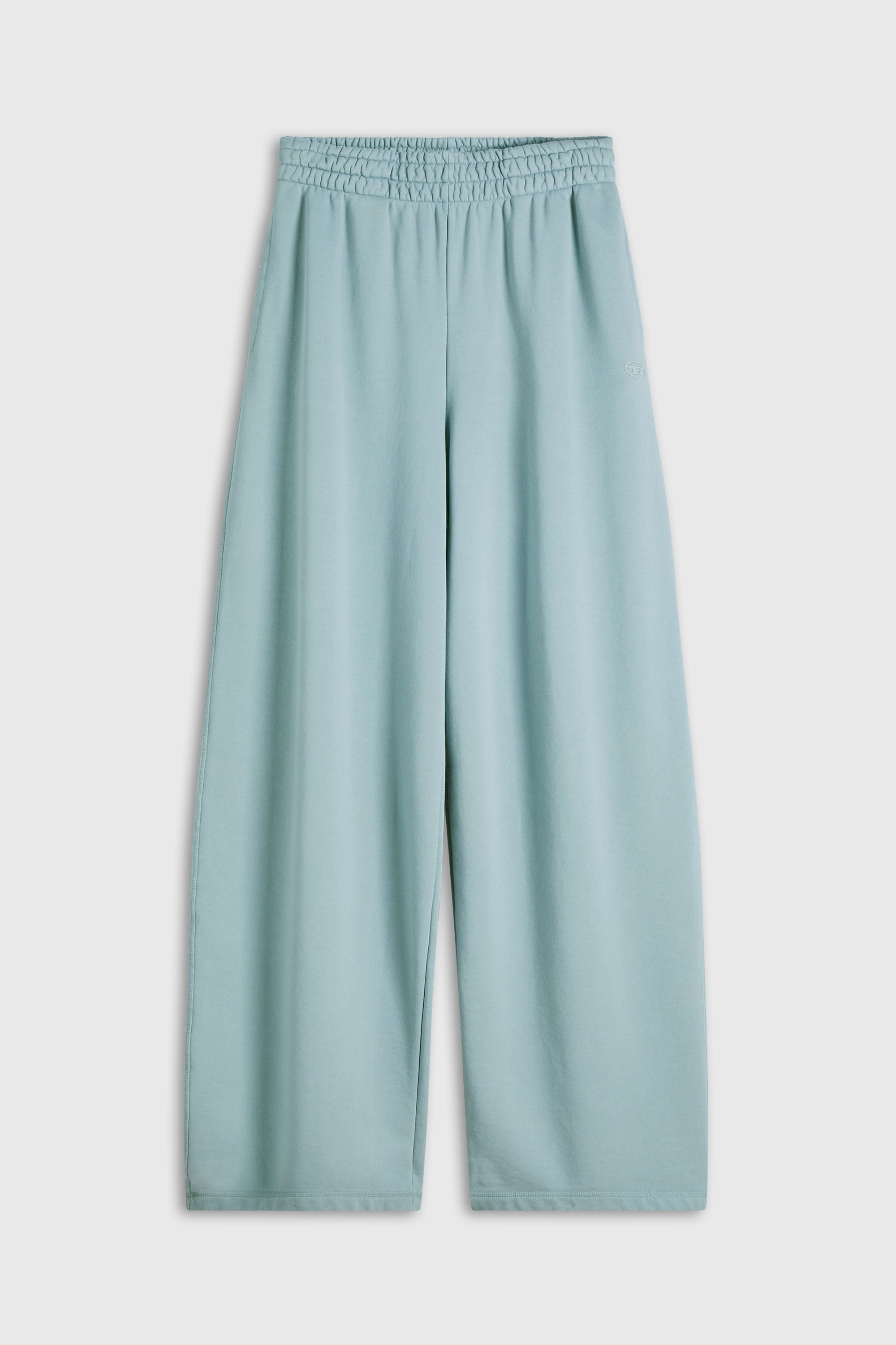Diesel - P-ZENIA-OD, Pantaloni sportivi larghi con fascia elastica in vita Donna in Blu - 2