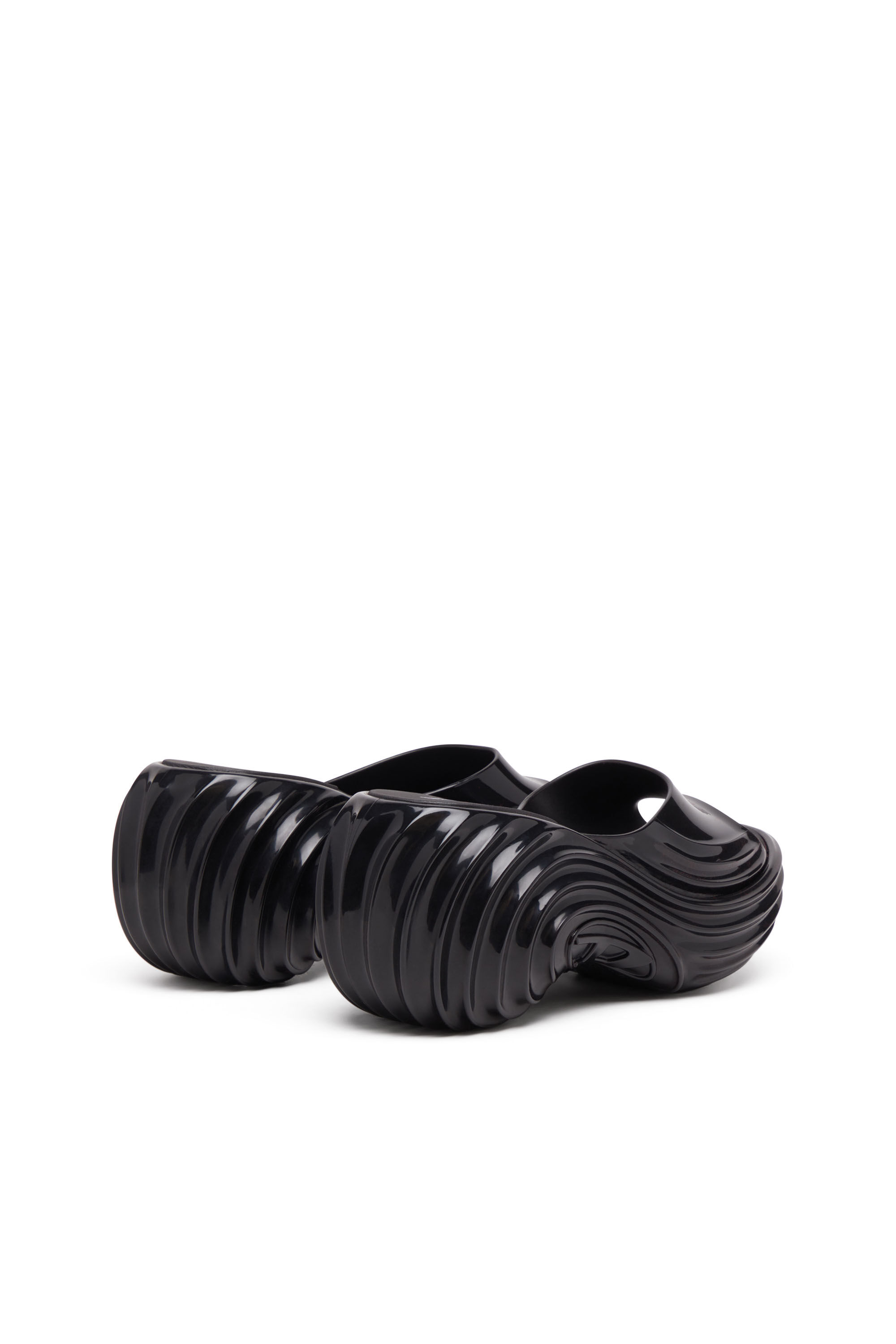 Diesel - MELISSA QUANTUM PLATFORM, Mule platform in Melflex&reg; Donna in Nero - 3
