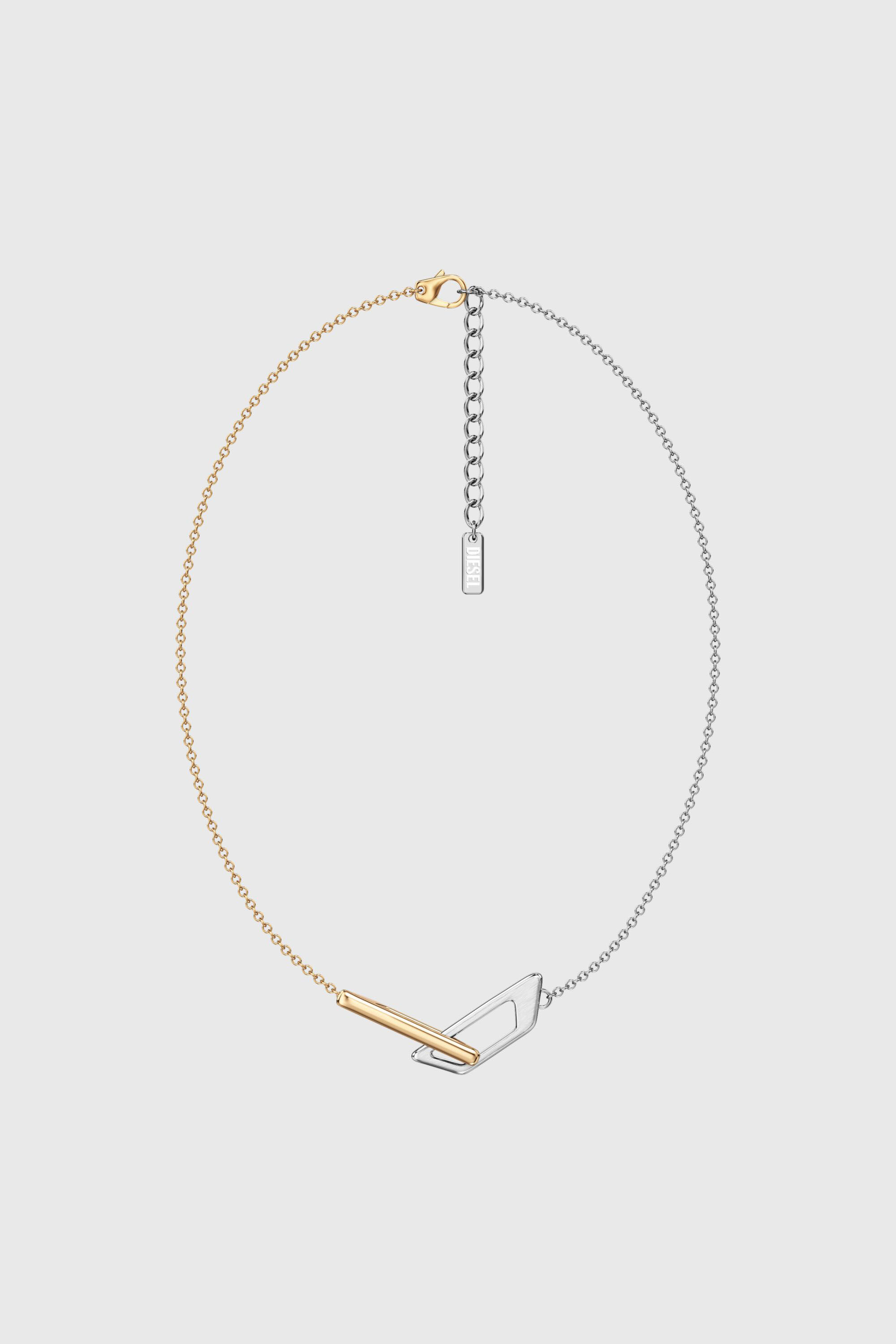 Diesel - DX1687931  JEWELLERY, Collana a catena in acciaio inox Unisex in Argento - 1
