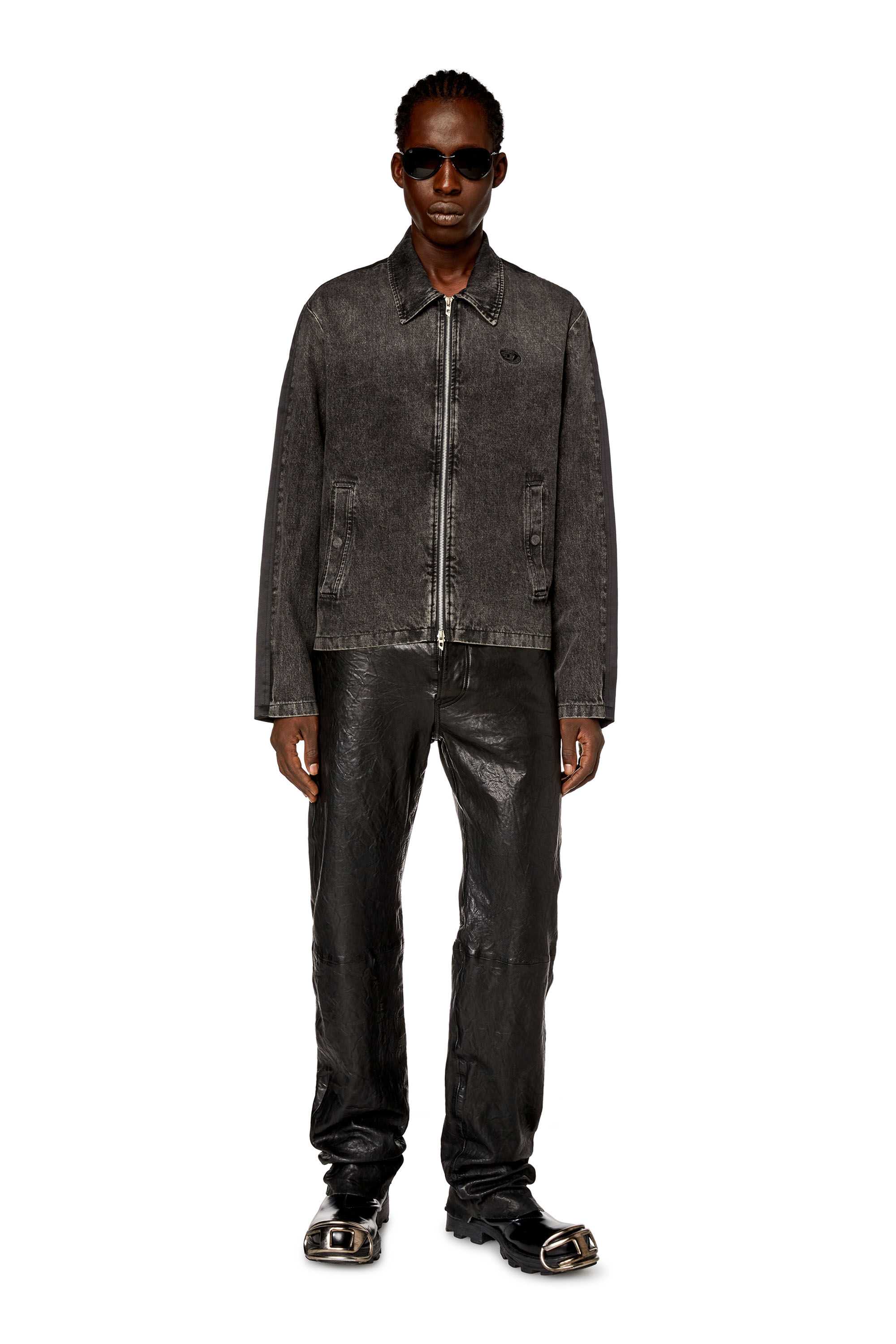 Giacca ibrida in denim e twill Uomo J HARRIS Diesel
