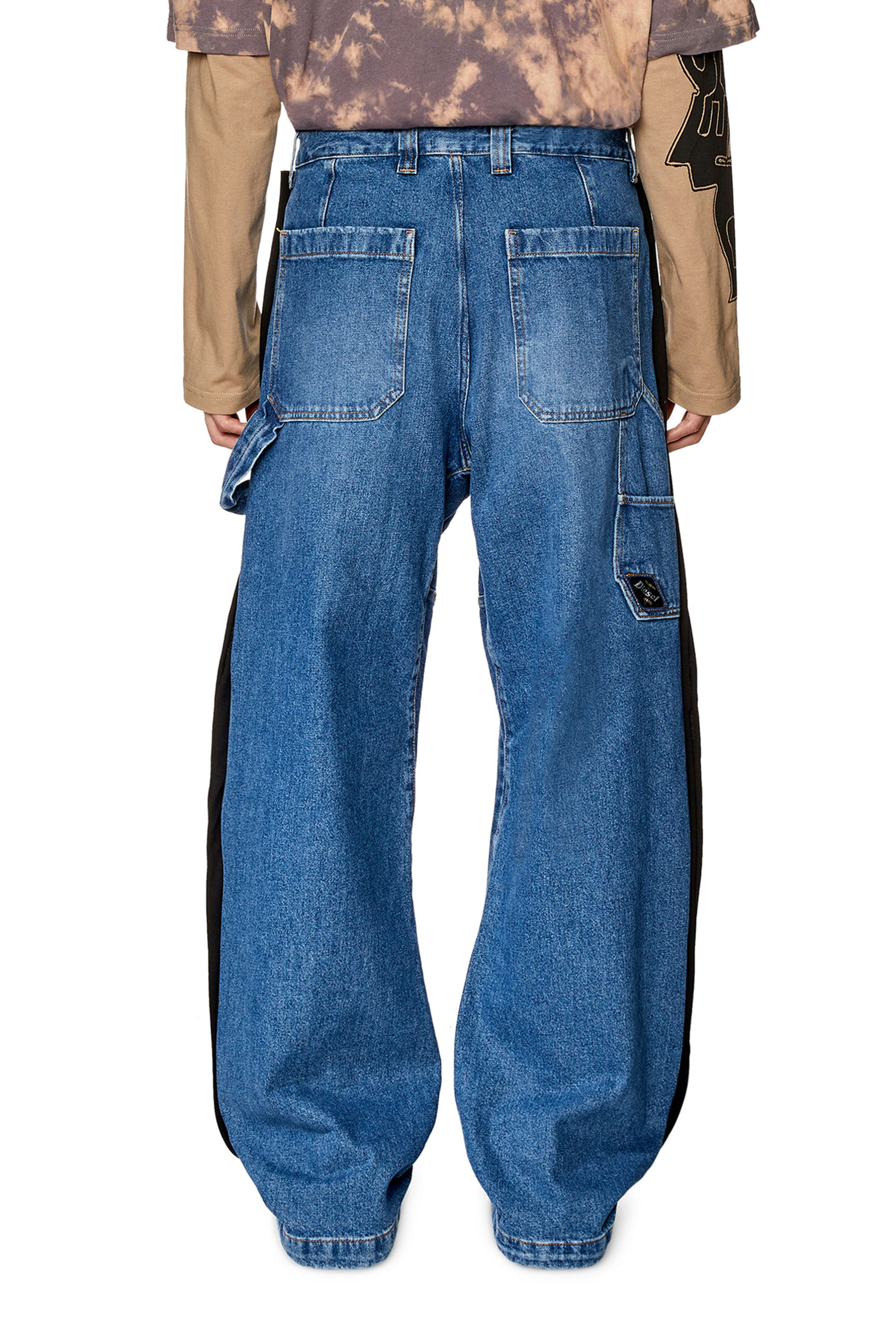 Diesel - Straight Jeans D-Livery 0HJAV, Blu medio - Image 4