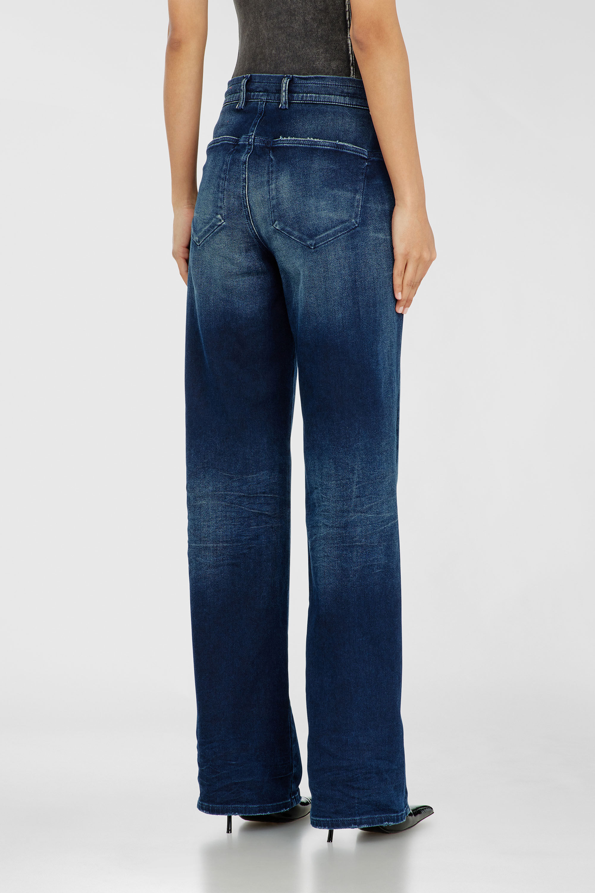 Diesel - Regular 2071 D-Meel Joggjeans&reg; 09P93 Donna, Blu Scuro - Image 3