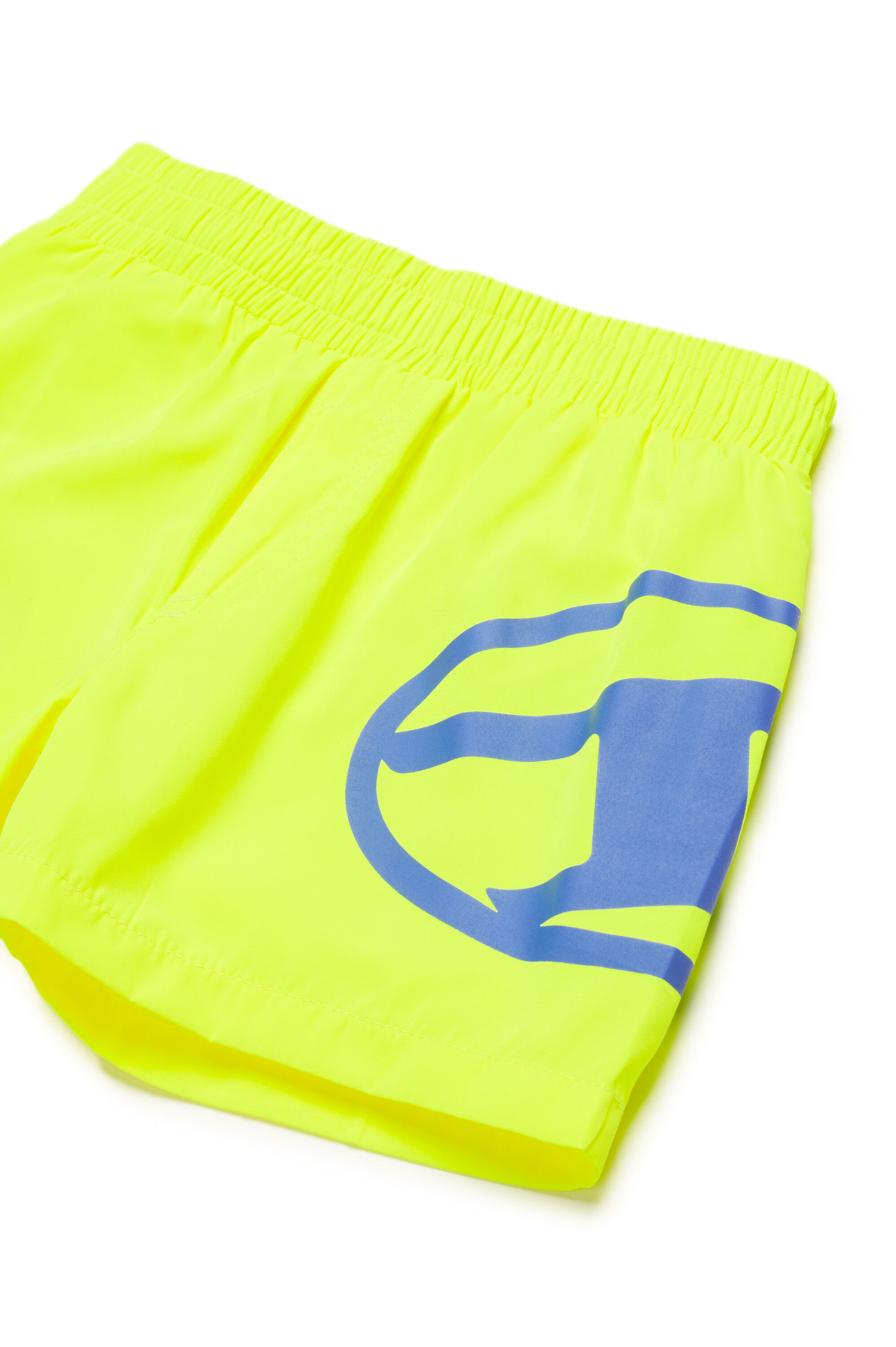 Diesel - MRULB, Pantaloncini da bagno con stampa Oval D Uomo in Giallo - 3