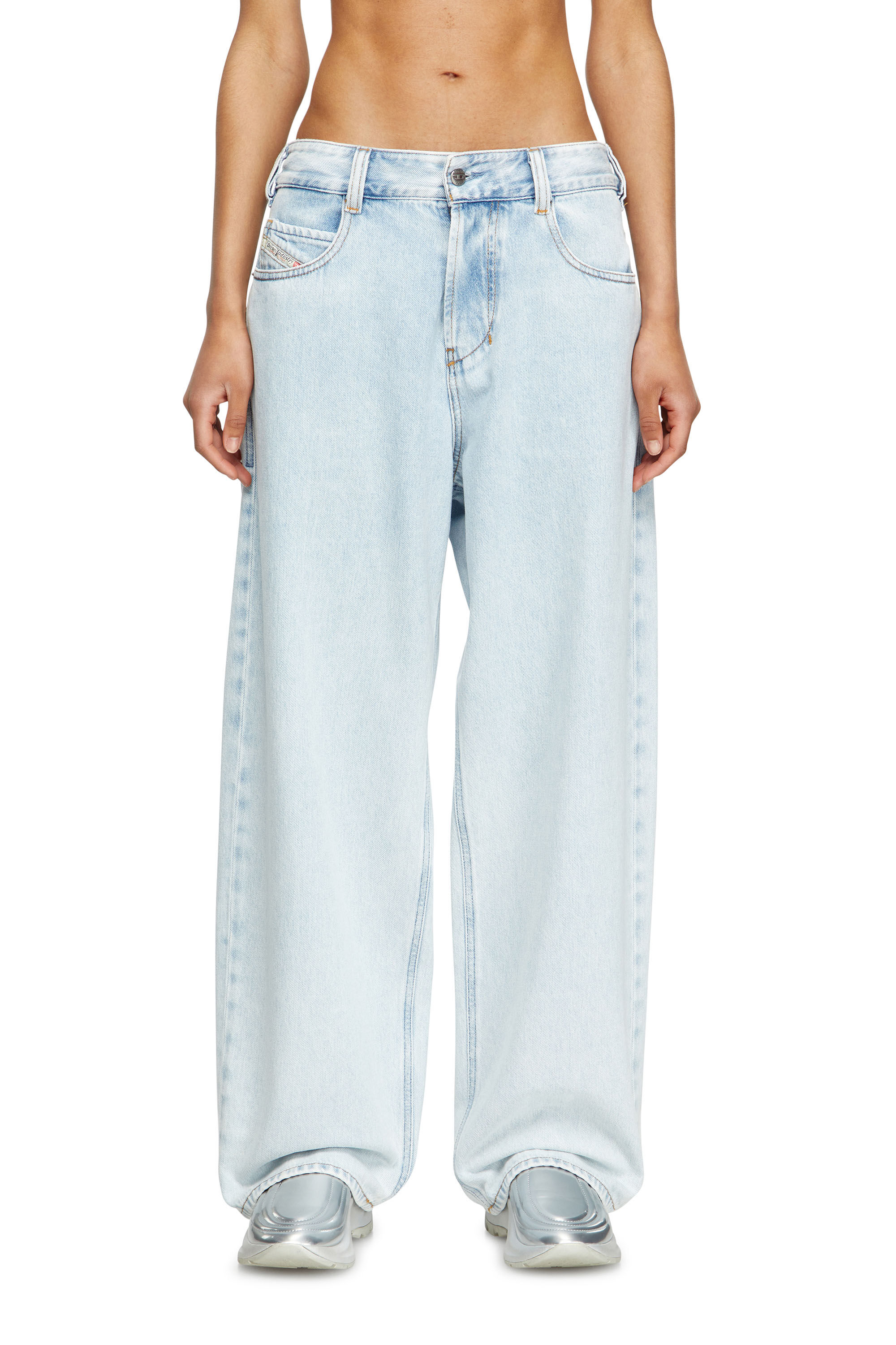 Diesel - Relaxed Jeans 1997 D-Enim-M 09M74 Unisex, Blu Chiaro - Image 6