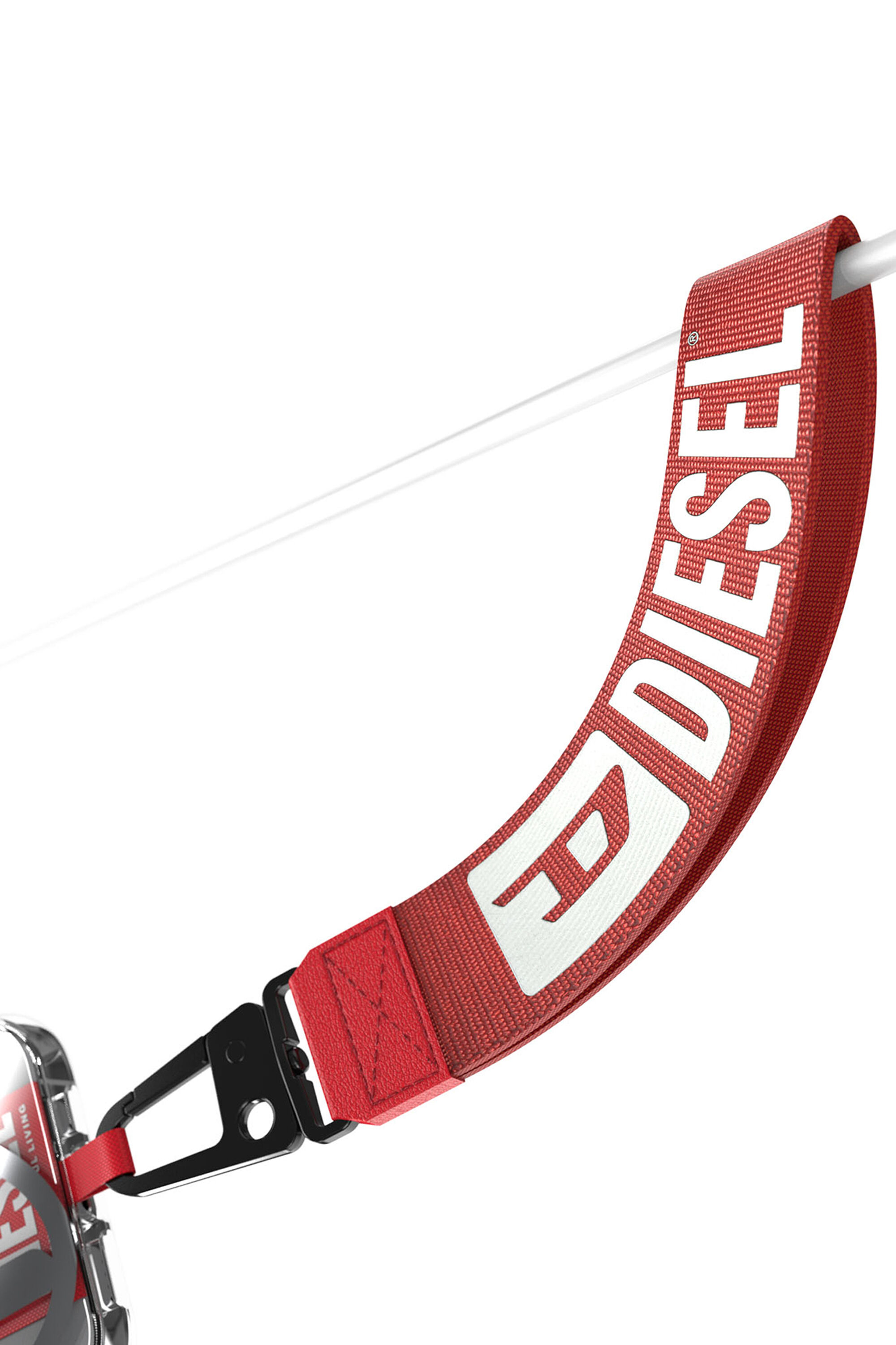Diesel - 60192 WRIST STRAP, Cinturino universale porta smartphone Unisex in Rosso - 4