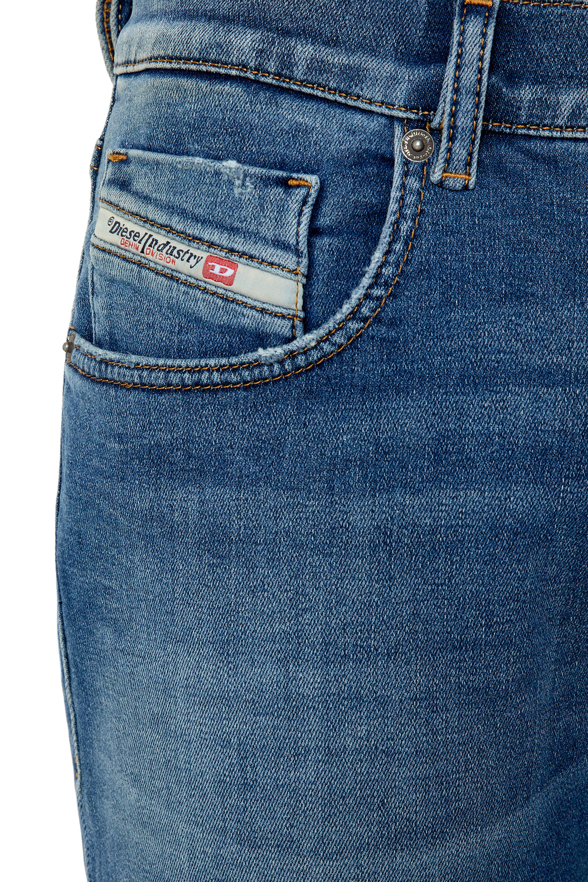 Diesel - Slim 2060 D-Strukt Joggjeans® 068CX Uomo, Blu medio - Image 5