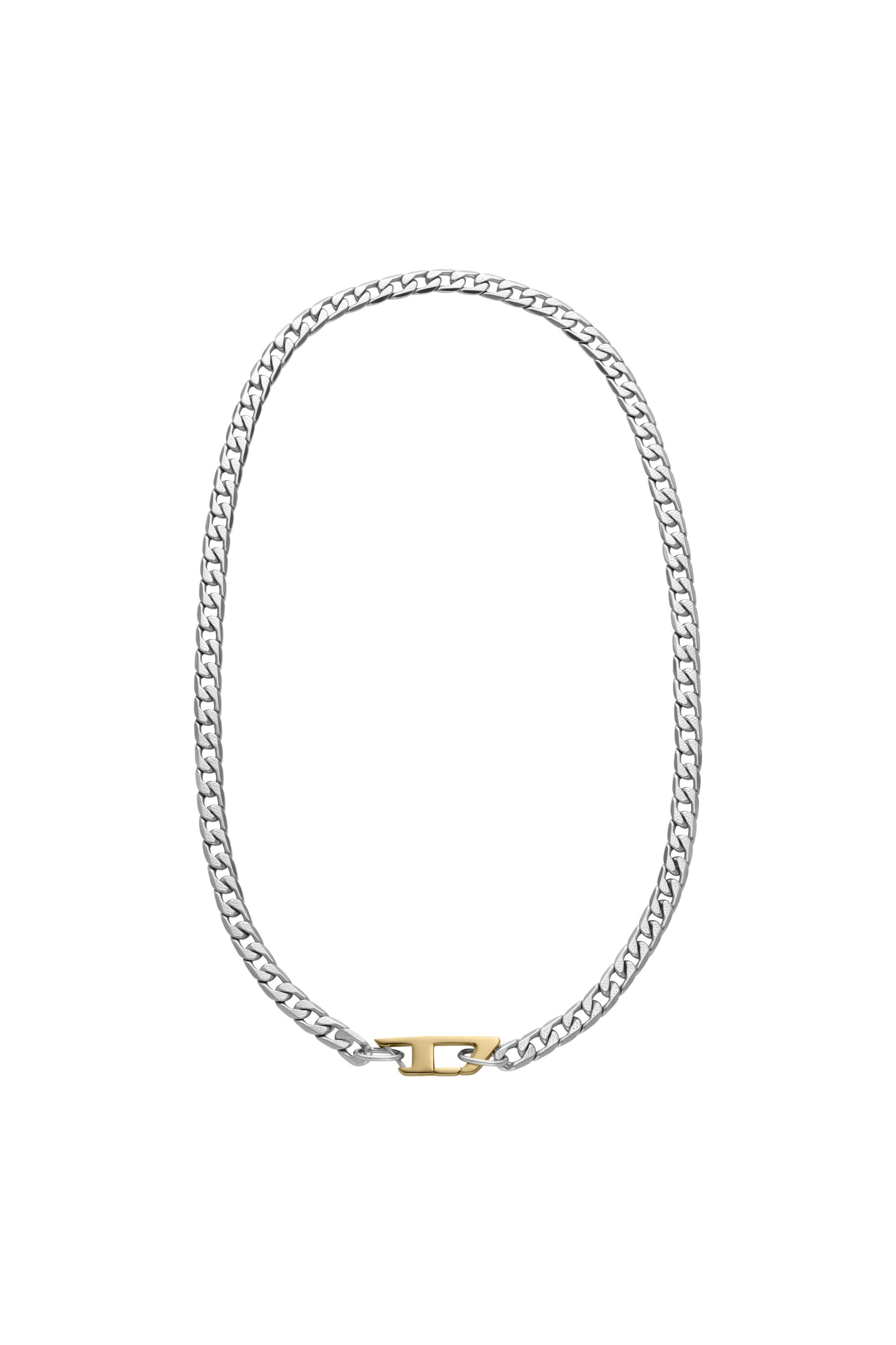 Diesel - DX1343, Collana a catena in acciaio Unisex in Argento - 1