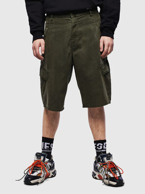 D-KRETT-SHORT JOGGJEANS, Verde Militare - Shorts