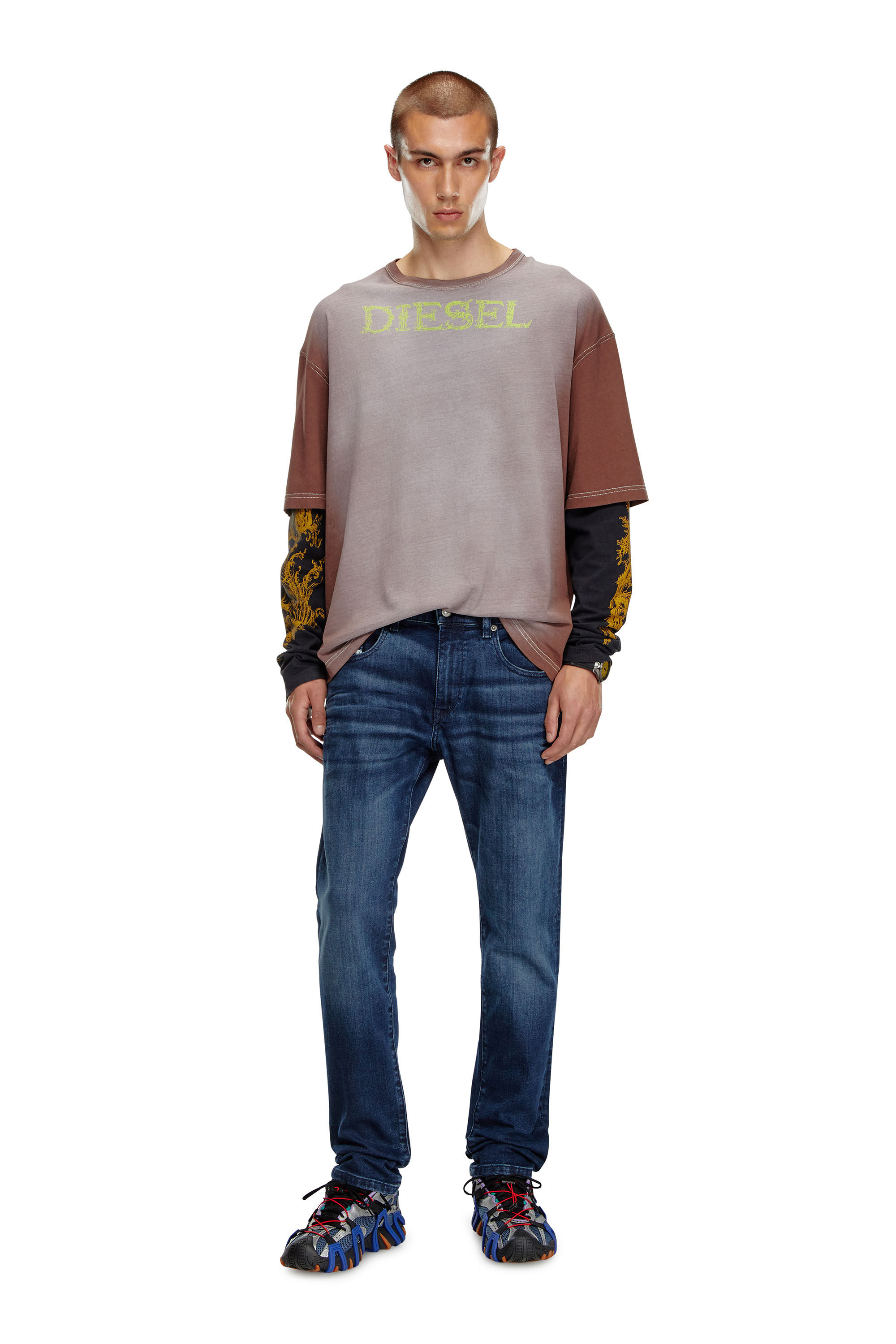 Jeans Uomo Slim Blu Scuro 2019 D Strukt Diesel
