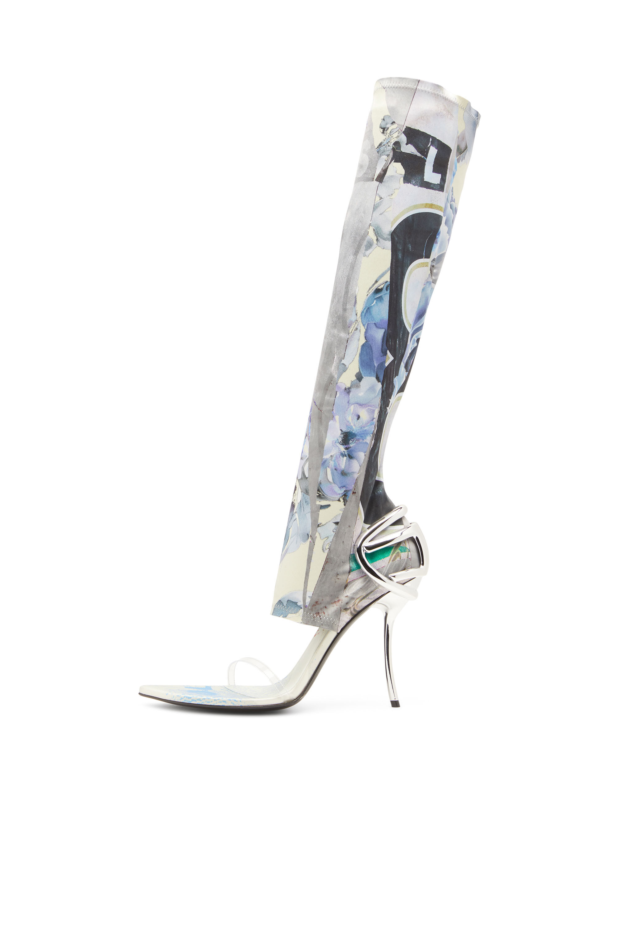 Diesel - D-TEN&HALF SDL KB, Sandali ibridi con stampa grafica Donna in Multicolor - 6