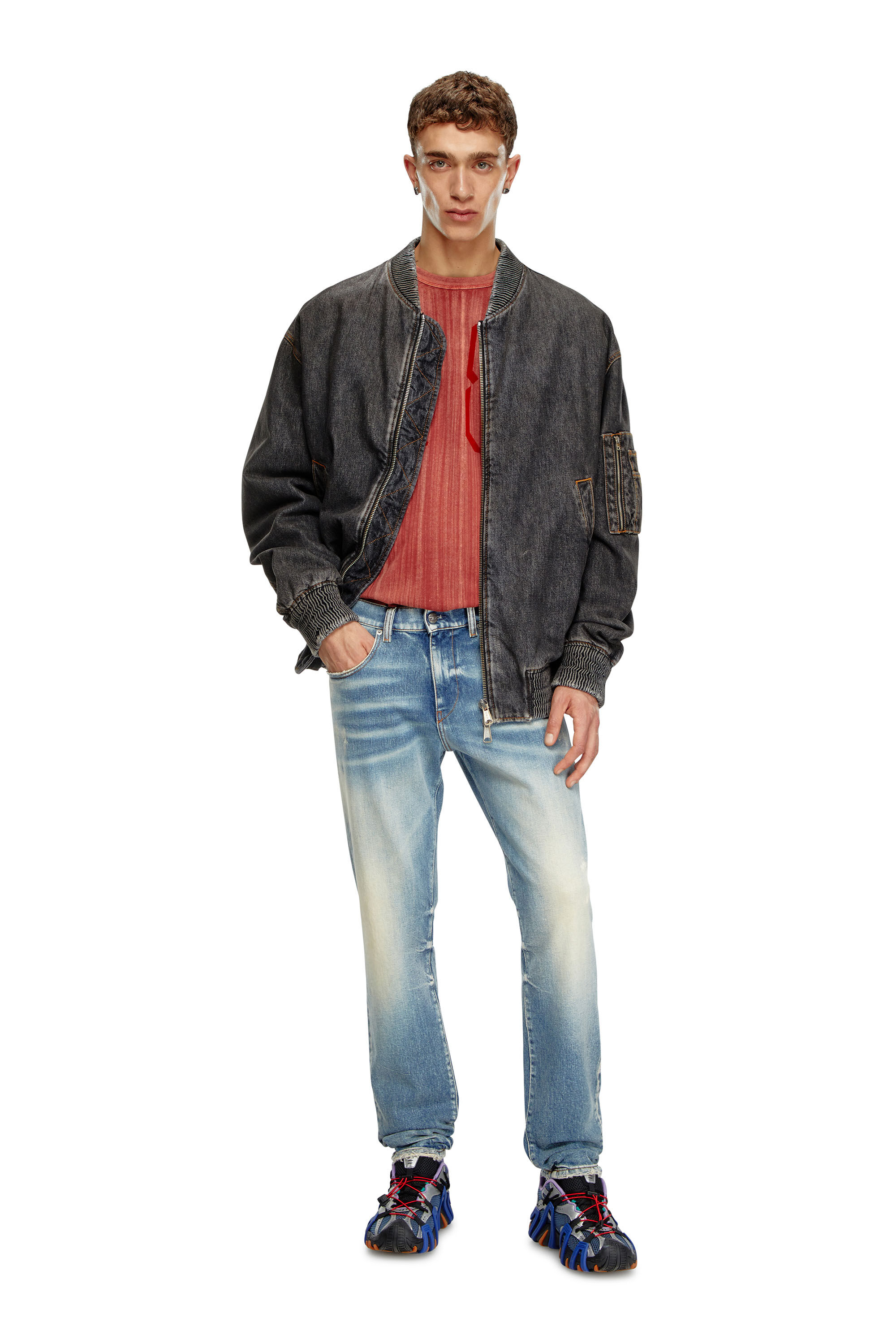 Diesel - Slim Jeans 2019 D-Strukt 007V8, Blu medio - Image 1
