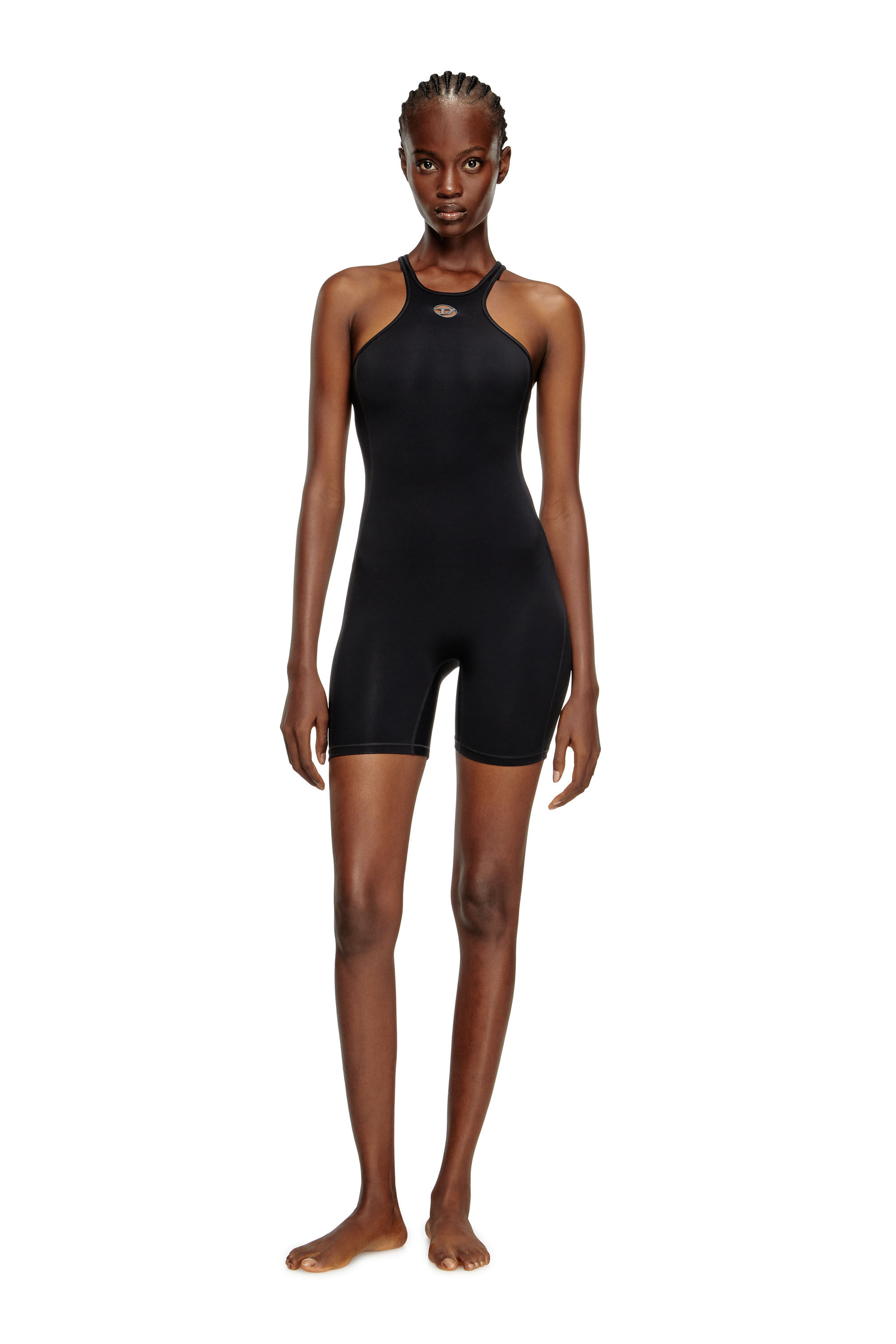 Diesel - NYDIA-UTLT, Woman's Racer back playsuit in Black - 3