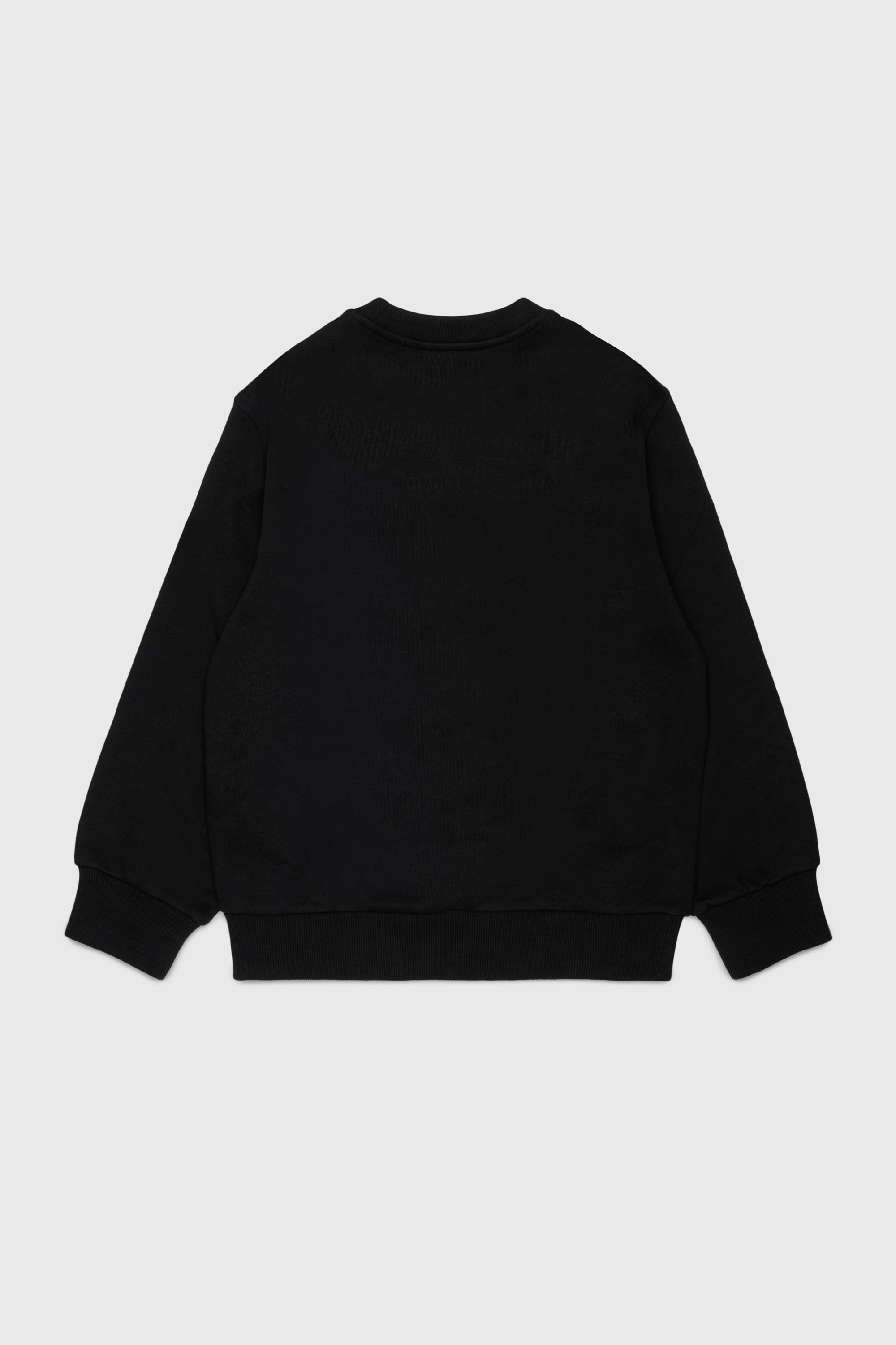 Diesel - SCRAP OVER, Felpa con stampa grafica Oval D Uomo in Nero - 2