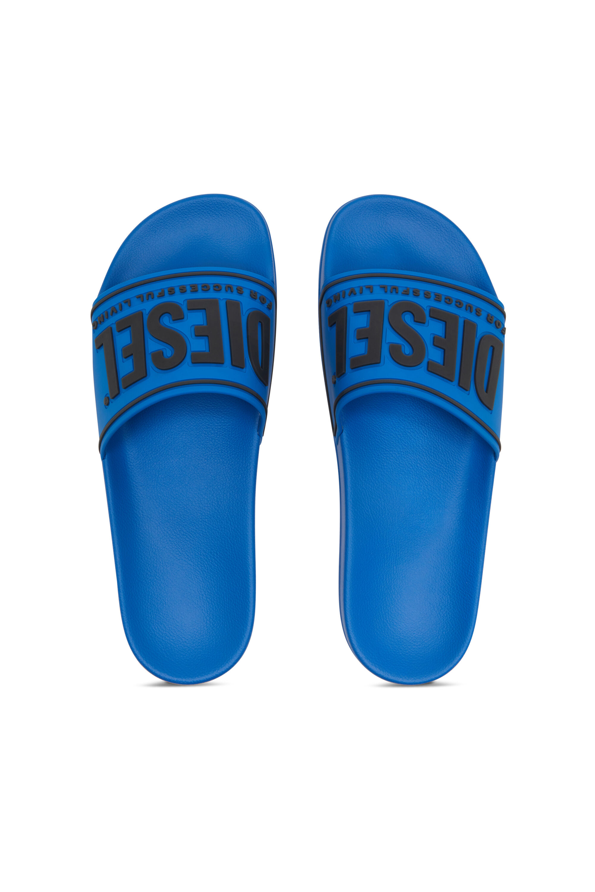 Diesel - SA-MAYEMI CC, Sa-Mayemi-Ciabatte da piscina con logo 3D Uomo in Multicolor - 4
