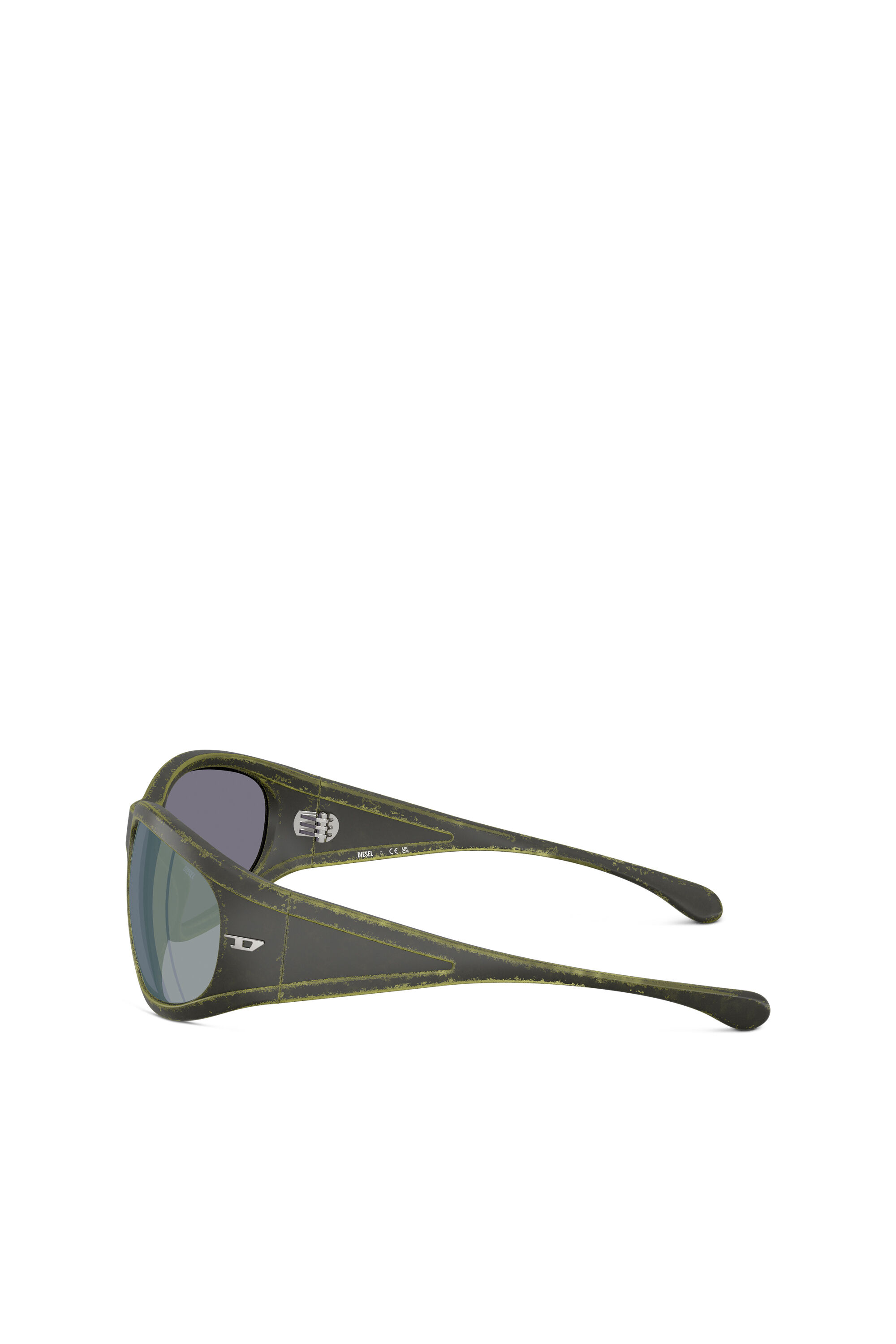 Diesel - 0DL3002, Occhiale in acetato con forma rettangolare Unisex in Verde - 2