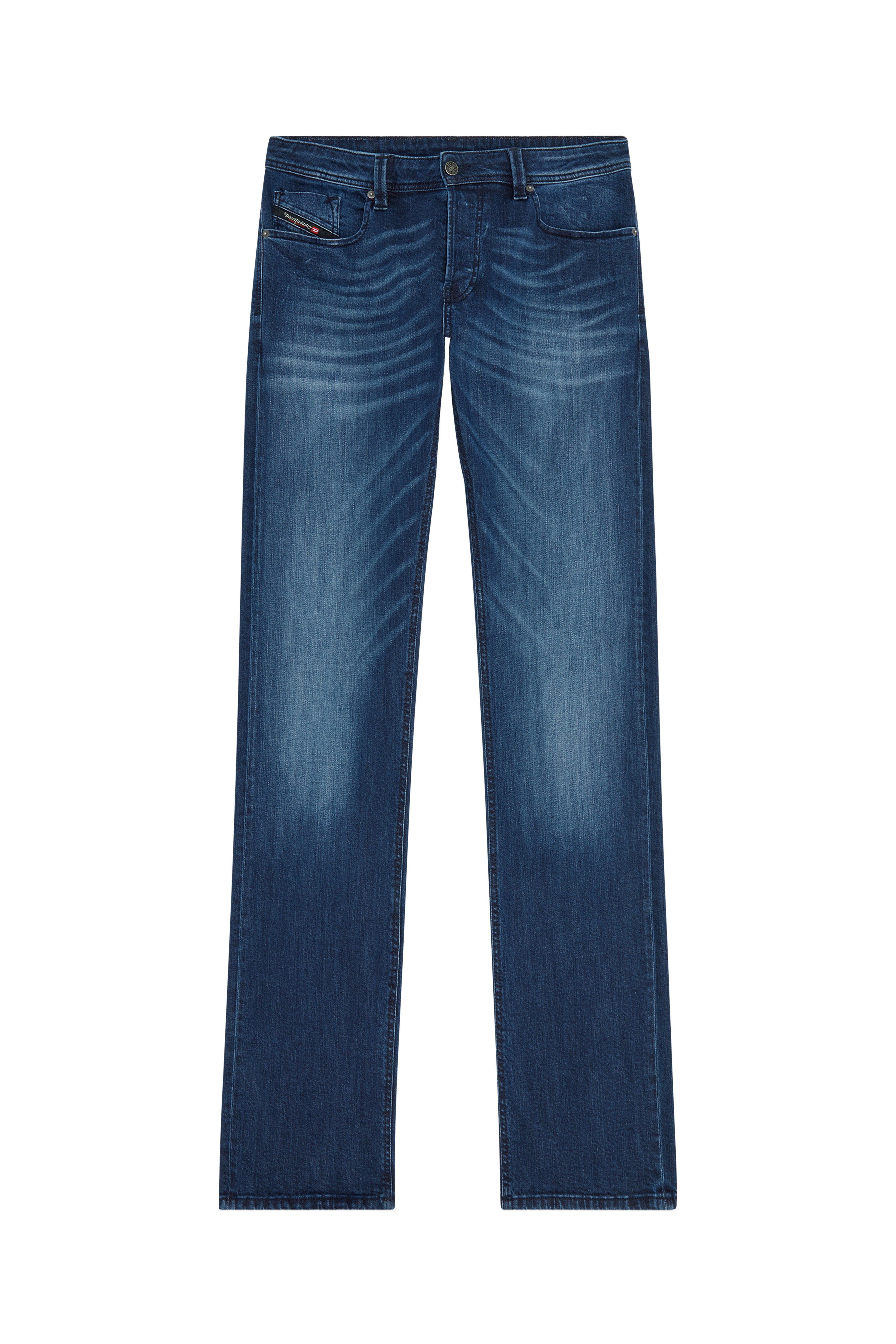 Diesel - Larkee E195W Straight Jeans, Blu Scuro - Image 2