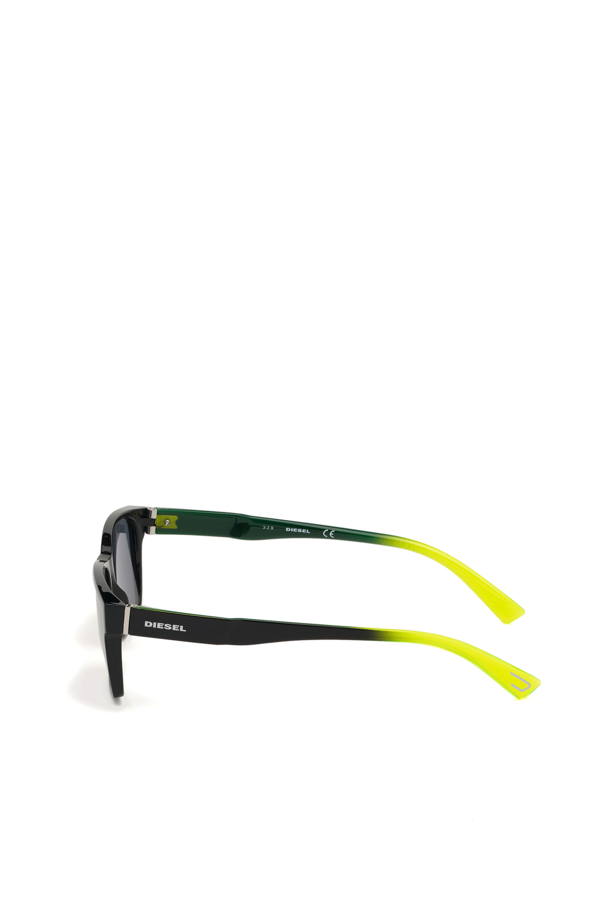 Diesel - DL0327, Occhiali squadrati con lenti polarizzate Uomo in Nero - 4