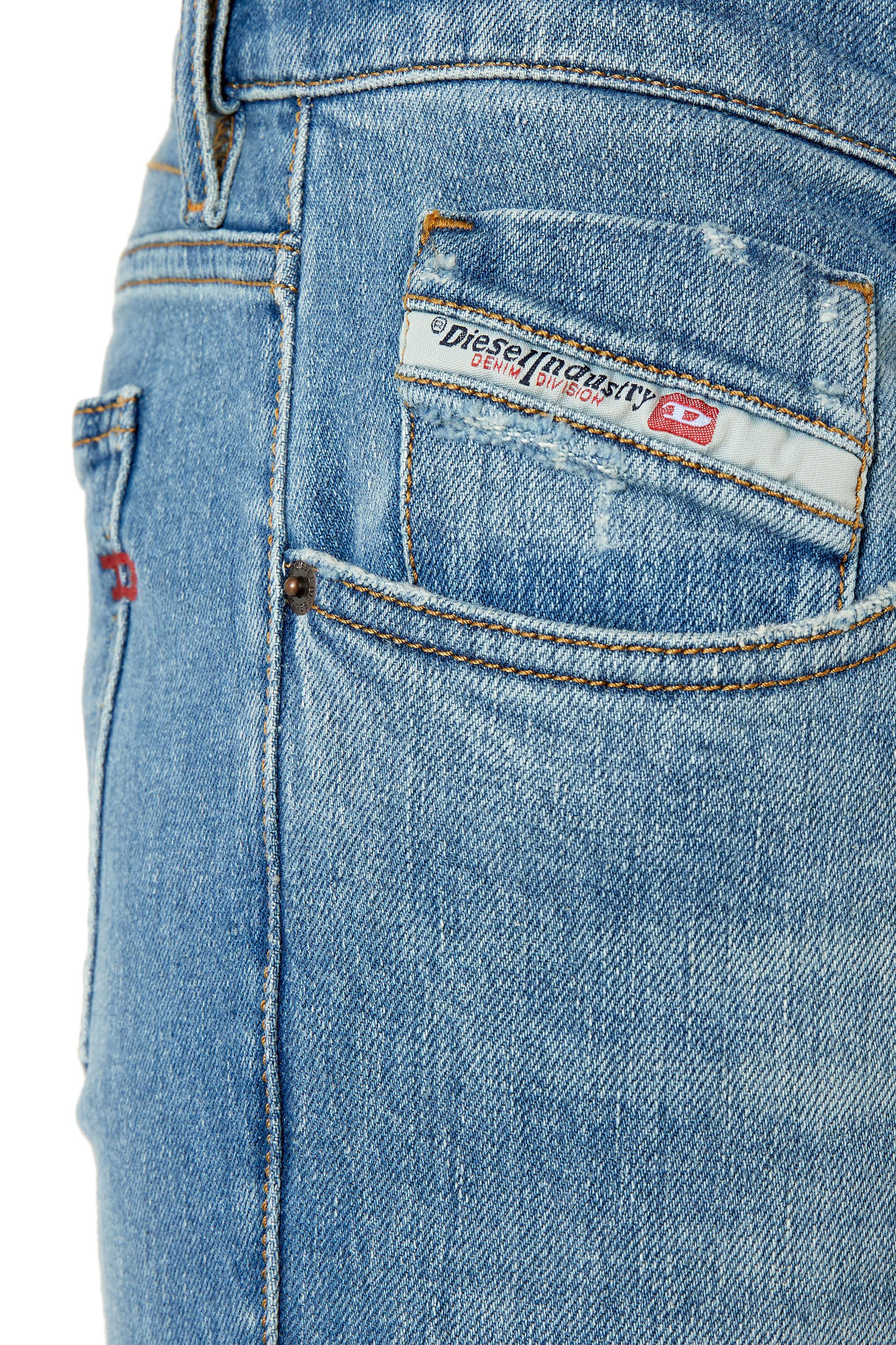 Diesel - Slim Jeans 2019 D-Strukt 007L3, Blu Chiaro - Image 5