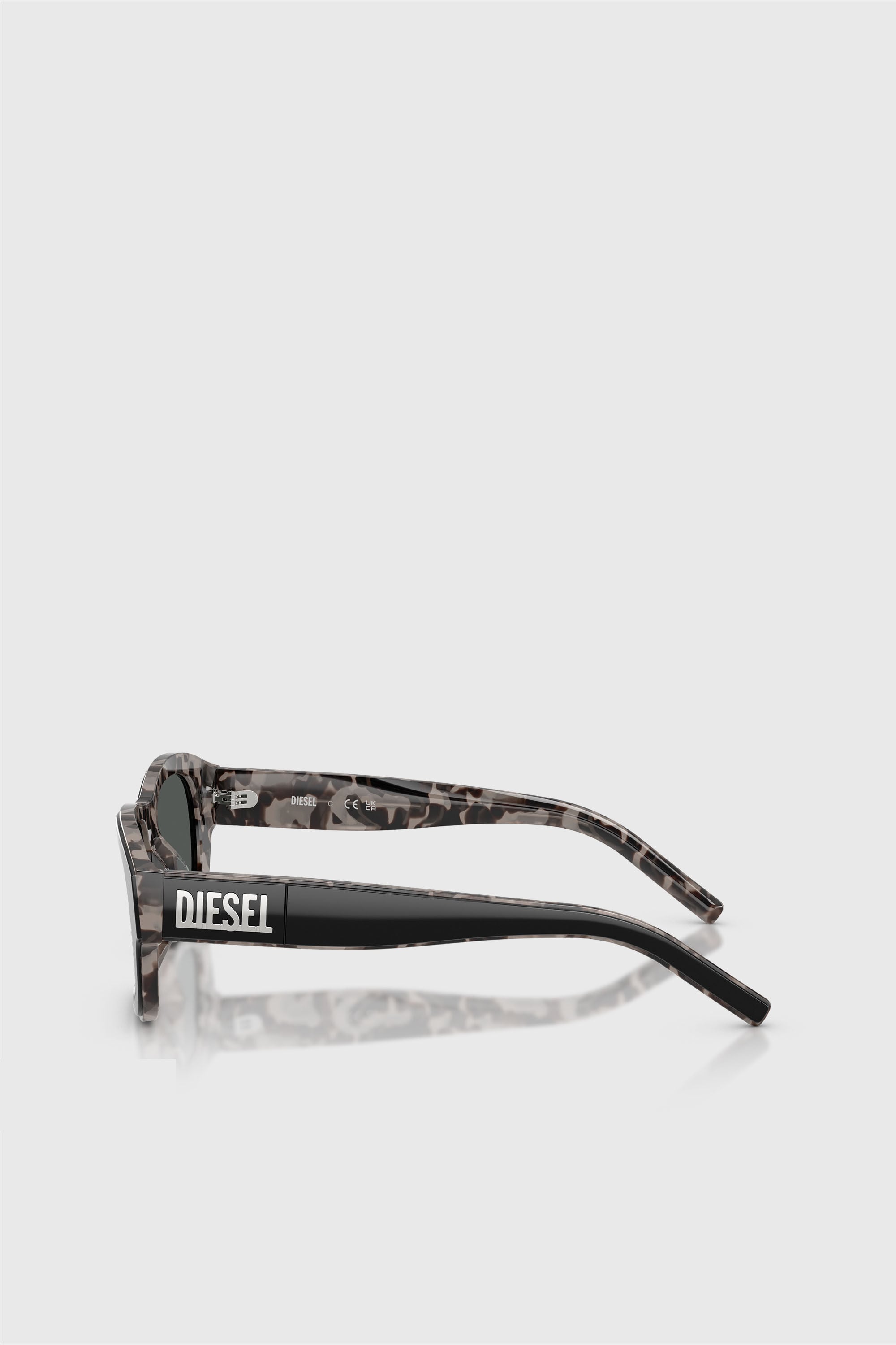 Diesel - 0DL2020U, Unisex's Rectangular Sunglasses in Black - 3